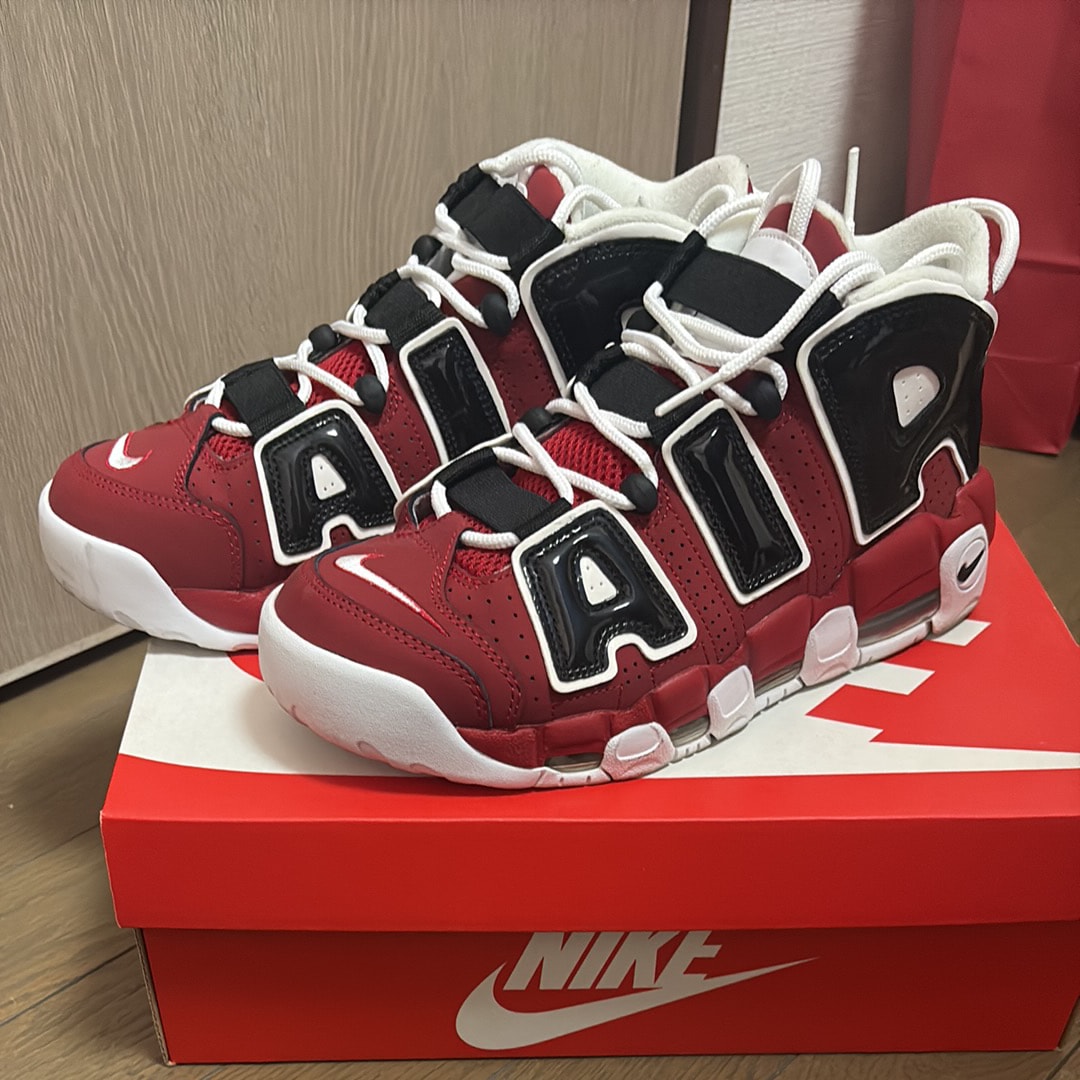 Nike Air More Uptempo ’96 "Black and Varsity Red" (2021)