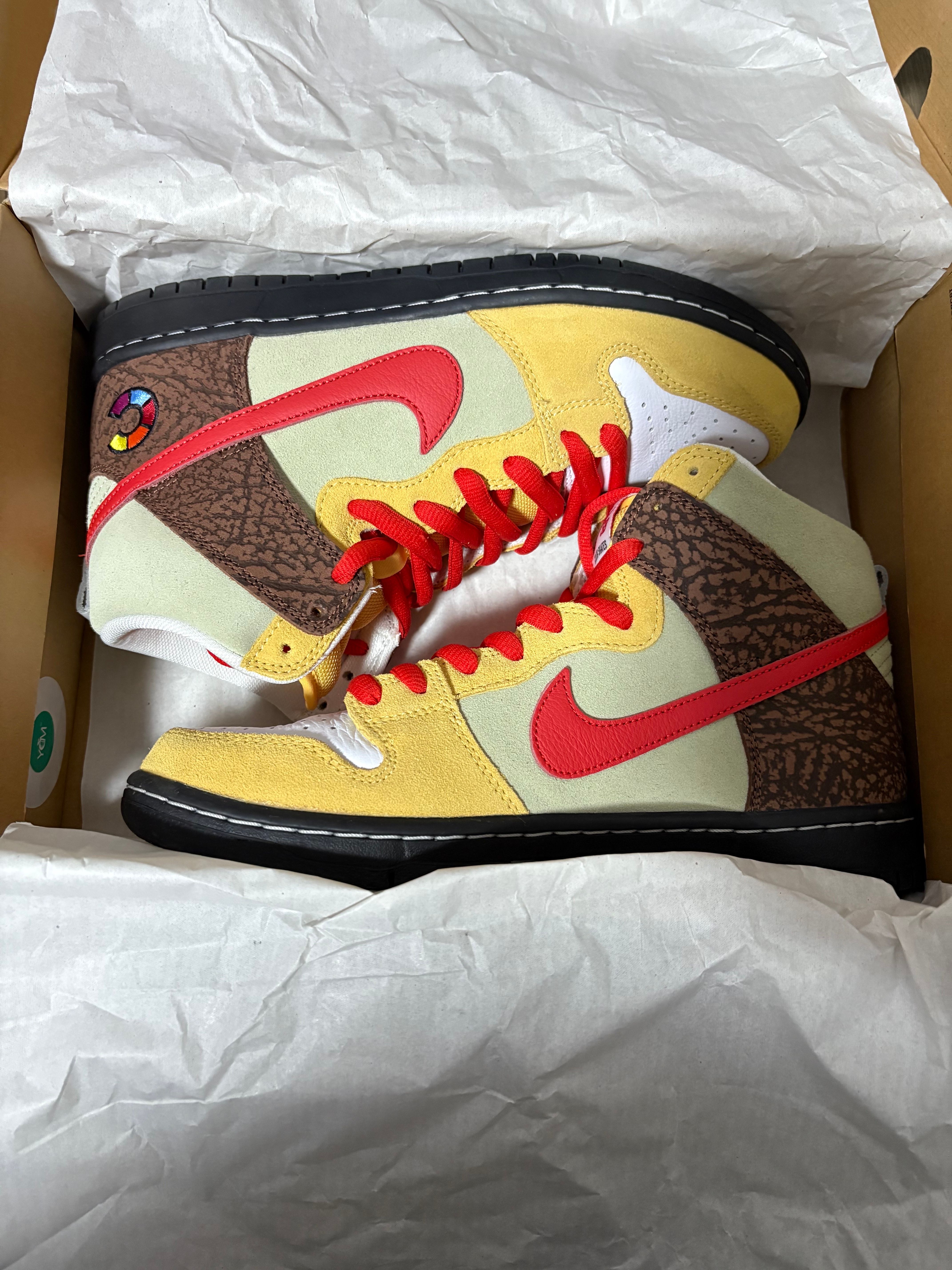 Color Skates x Nike SB Dunk High "Kebab And Destroy"