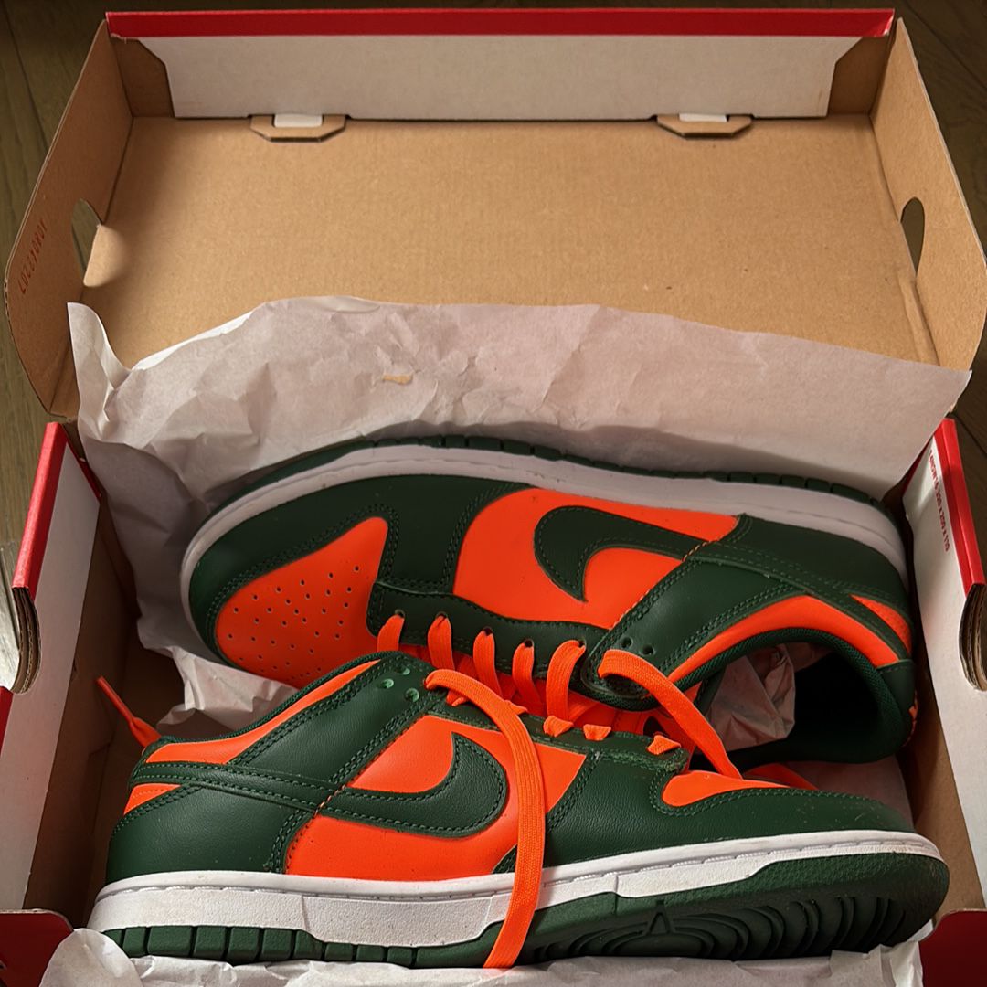 Nike Dunk Low Retro "Gorge Green and Total Orange"