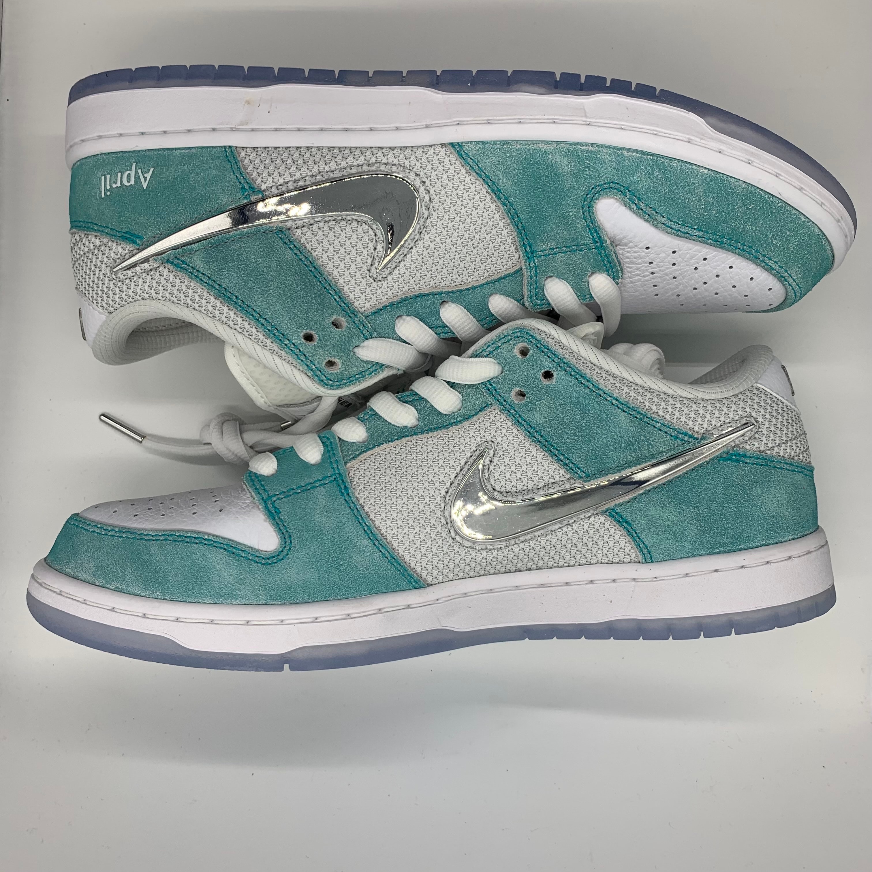 APRIL SKATEBOARDS × Nike SB Dunk Low Pro QS "White and Multi-Color"