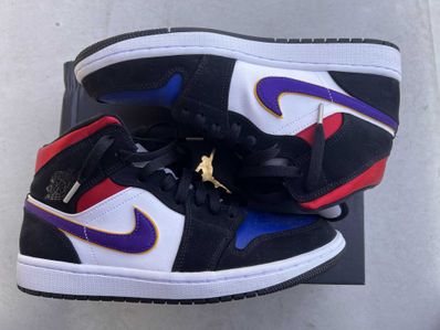 NIKE AIR JORDAN 1 MID "LAKERS TOP 3"