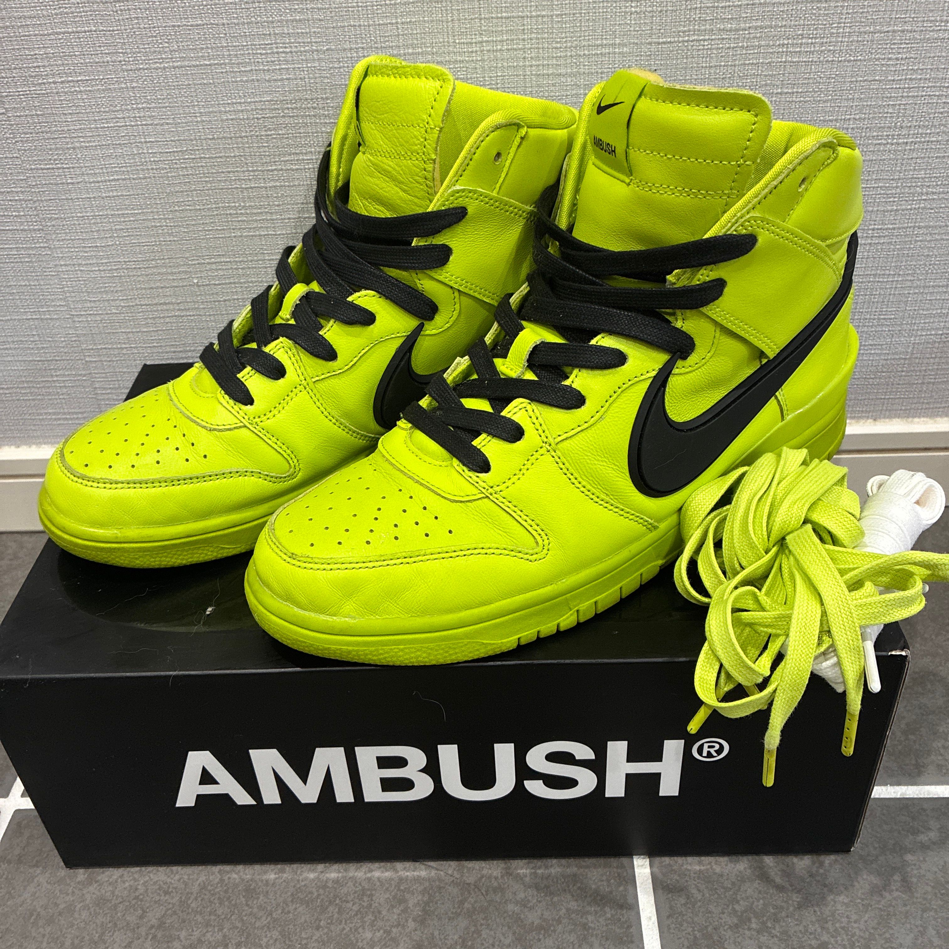AMBUSH × NIKE DUNK HIGH "FLASH LIME"