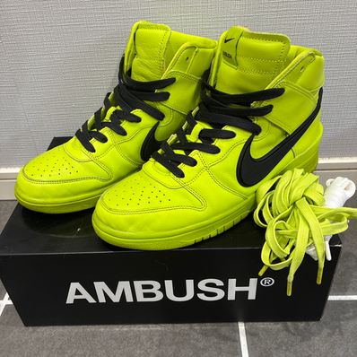 AMBUSH × NIKE DUNK HIGH "FLASH LIME"