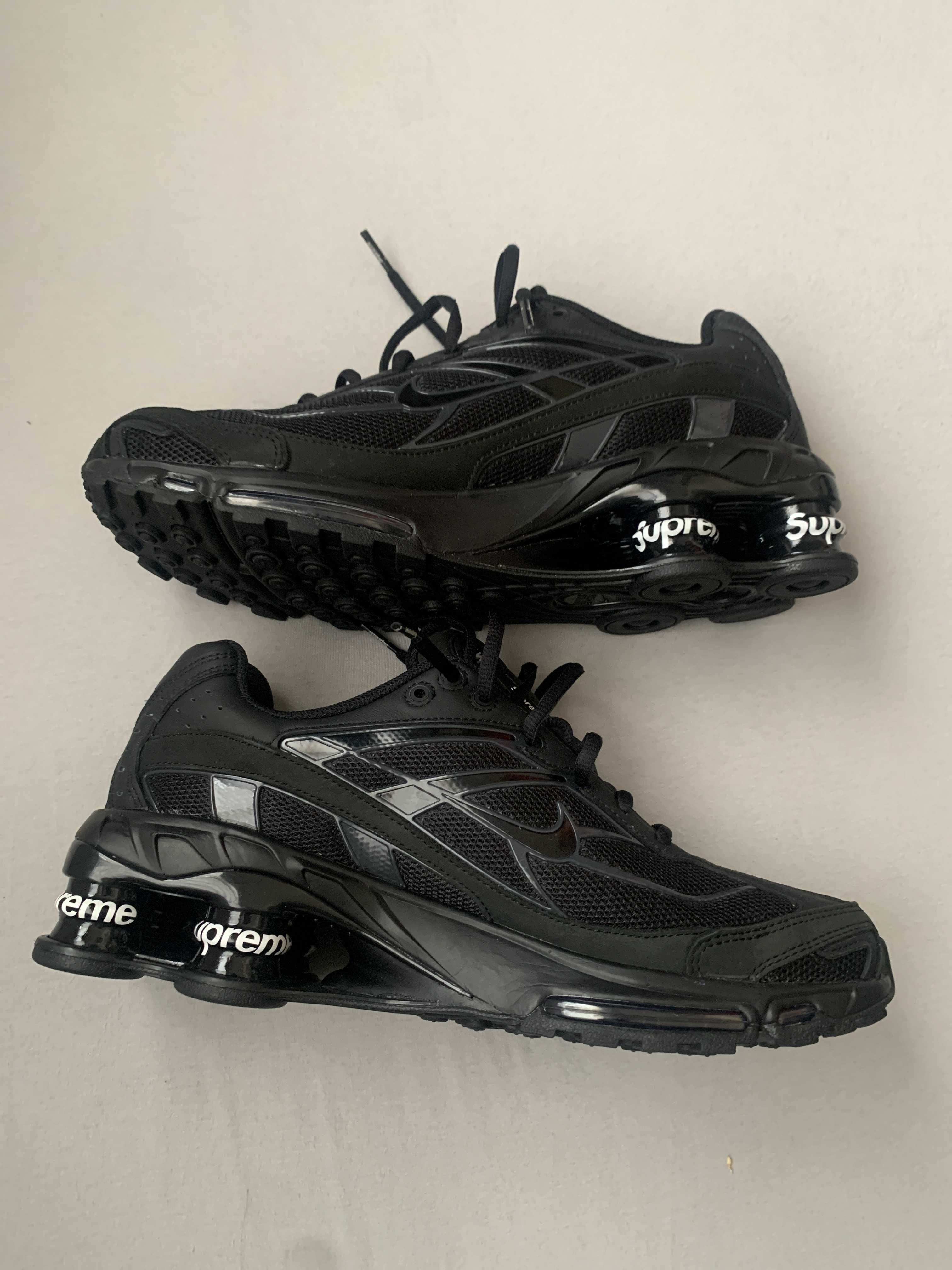 Supreme × Nike Shox Ride 2 "Black/Black-White"