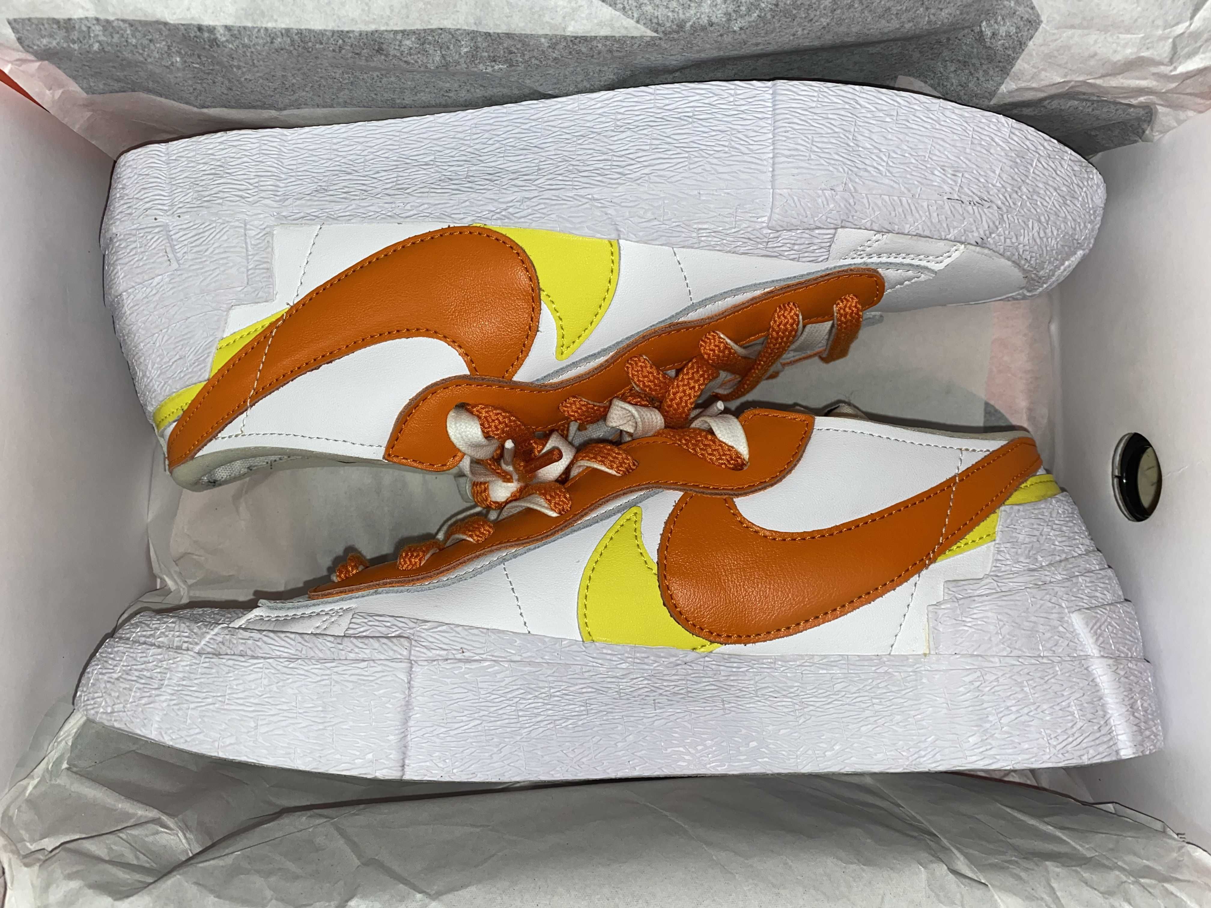 SACAI × NIKE BLAZER LOW "MAGMA ORANGE"