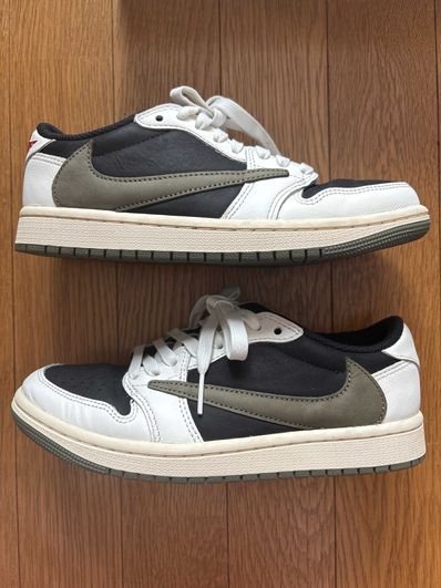 Travis Scott × Nike Women's Air Jordan 1 Low OG "Medium Olive"