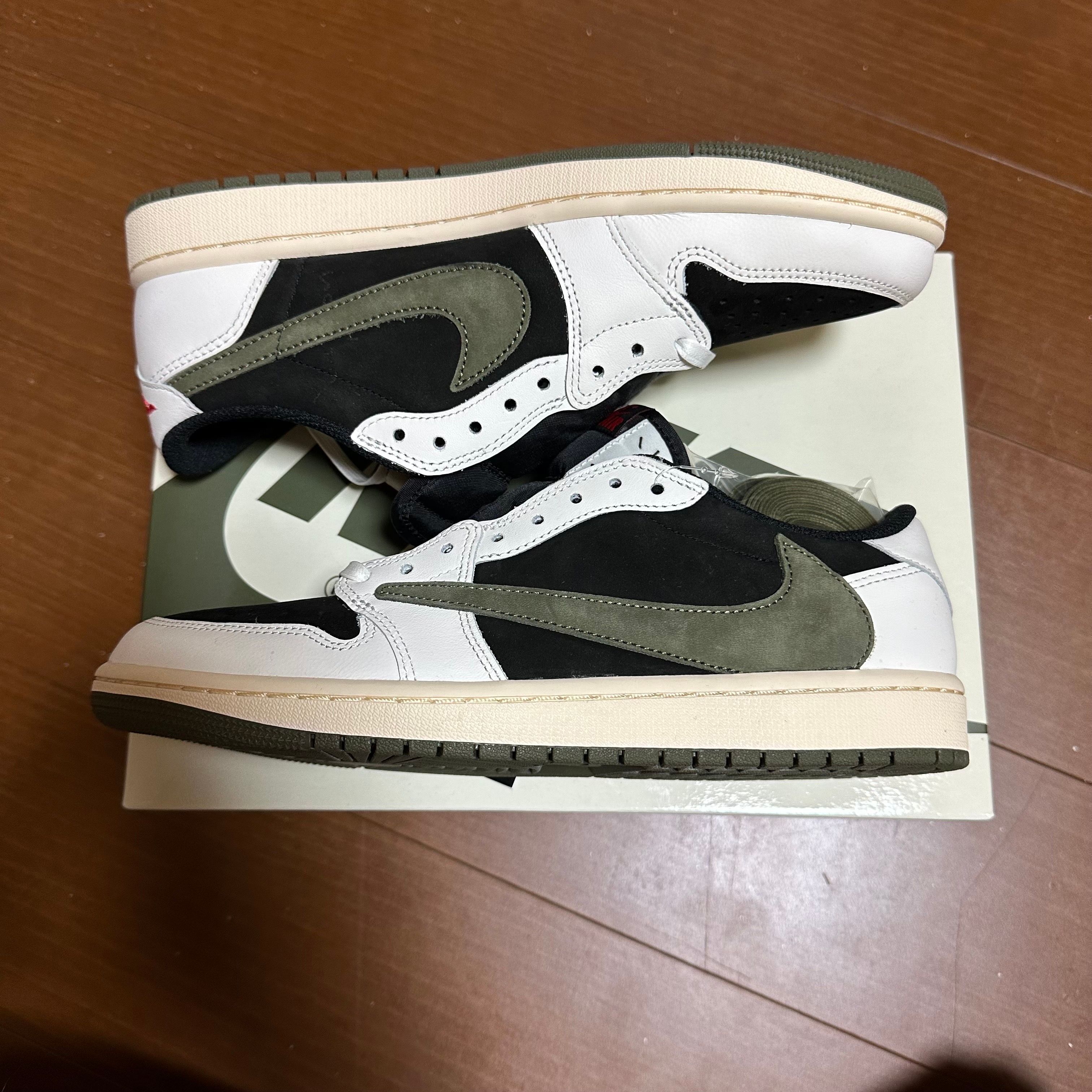 Travis Scott × Nike Women's Air Jordan 1 Low OG "Medium Olive"