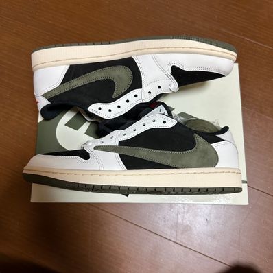Travis Scott × Nike Women's Air Jordan 1 Low OG "Medium Olive"