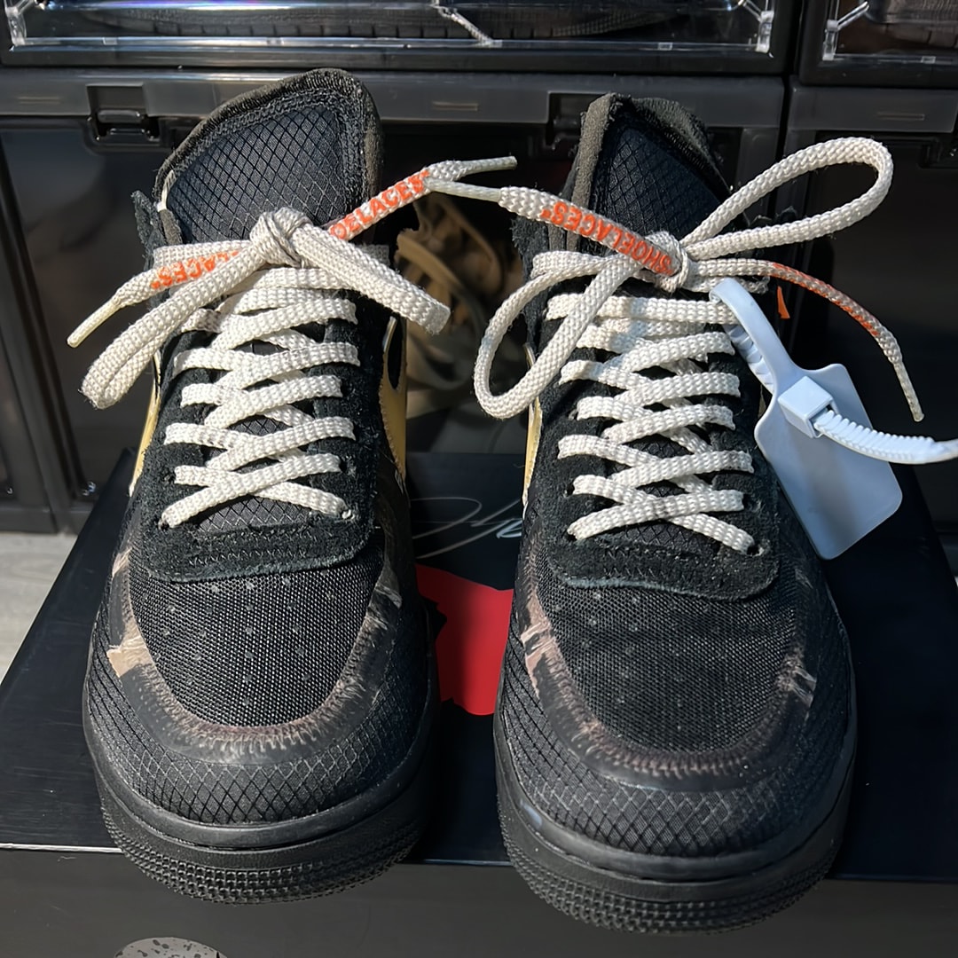 Off-White × Nike Air Force 1 Low "Black"