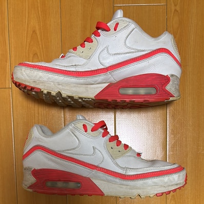 UNDEFEATED × Nike Air Max 90 "White/Red"