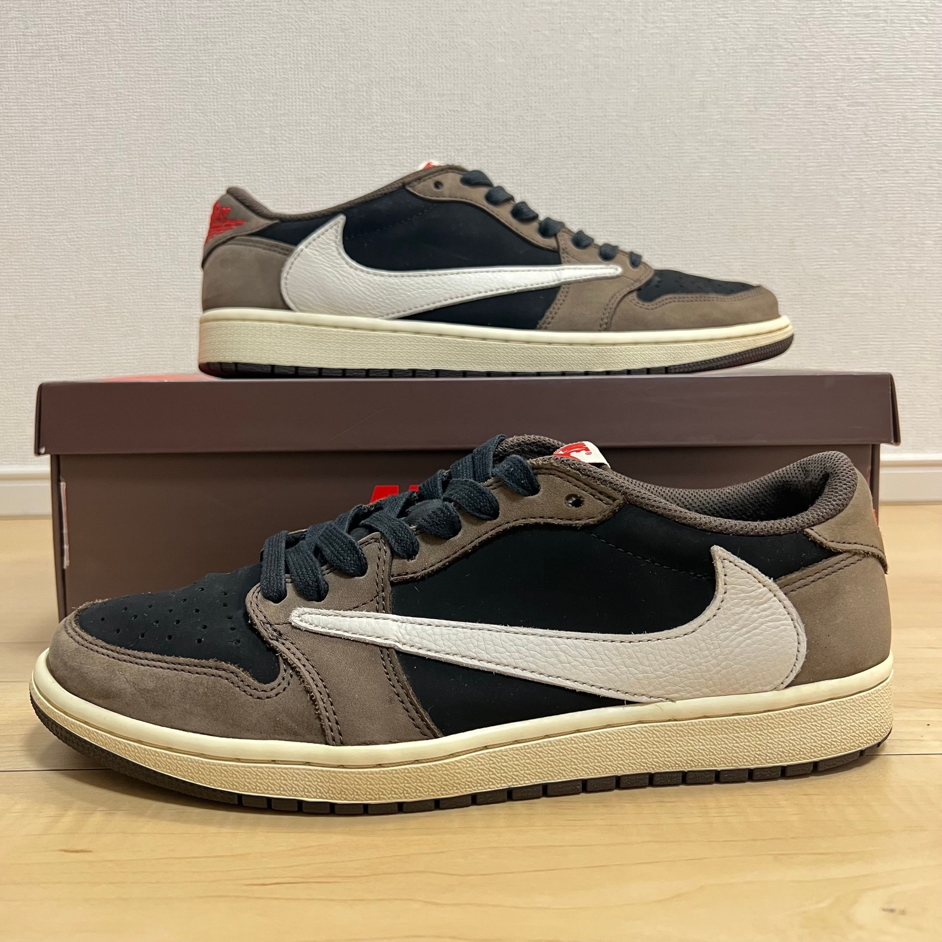 Travis Scott × Nike Air Jordan 1 Low OG SP-T  "Black/Dark Mocha"