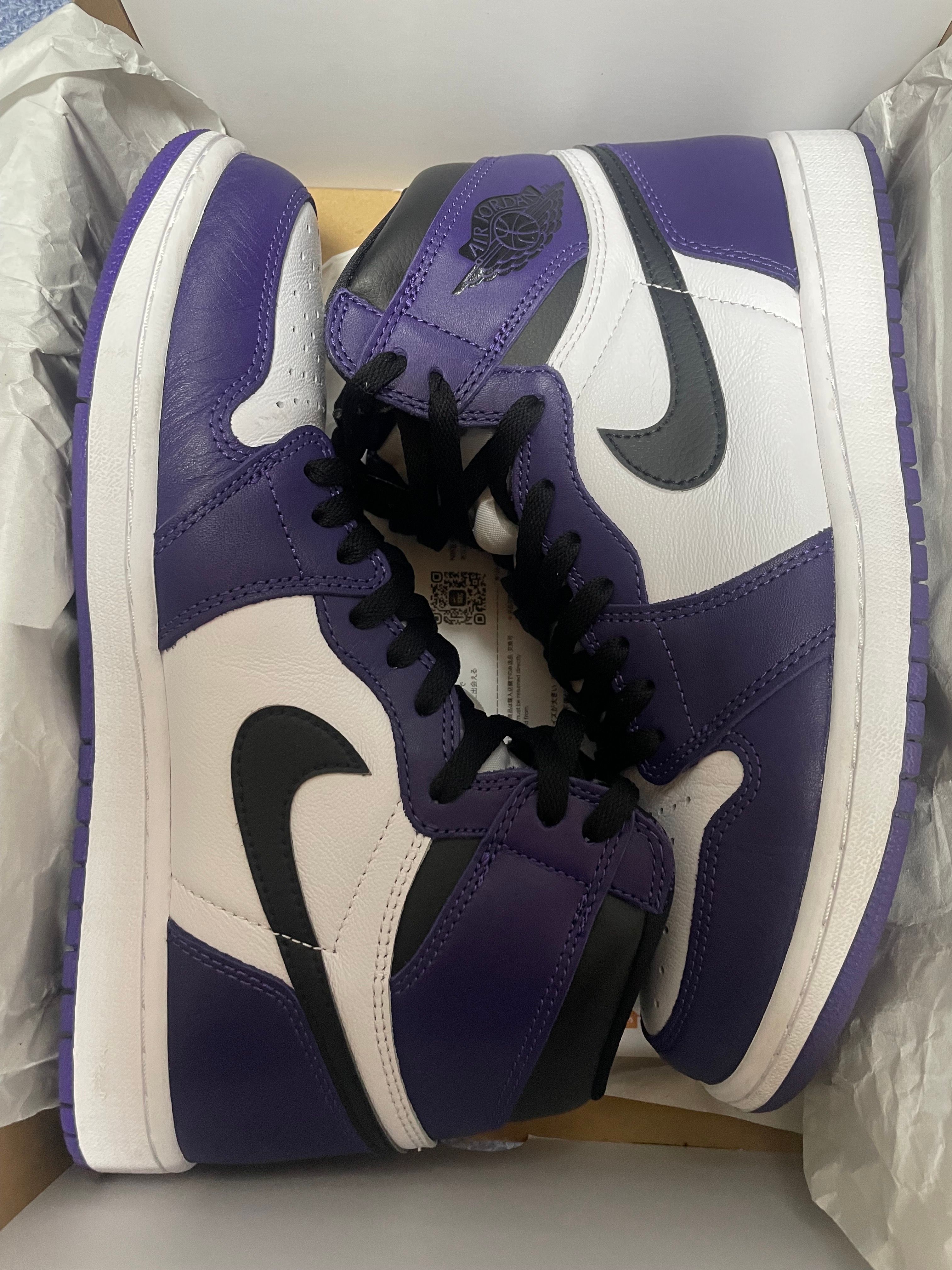 Nike Air Jordan 1 Retro High OG "Court Purple White/Black" (2020)