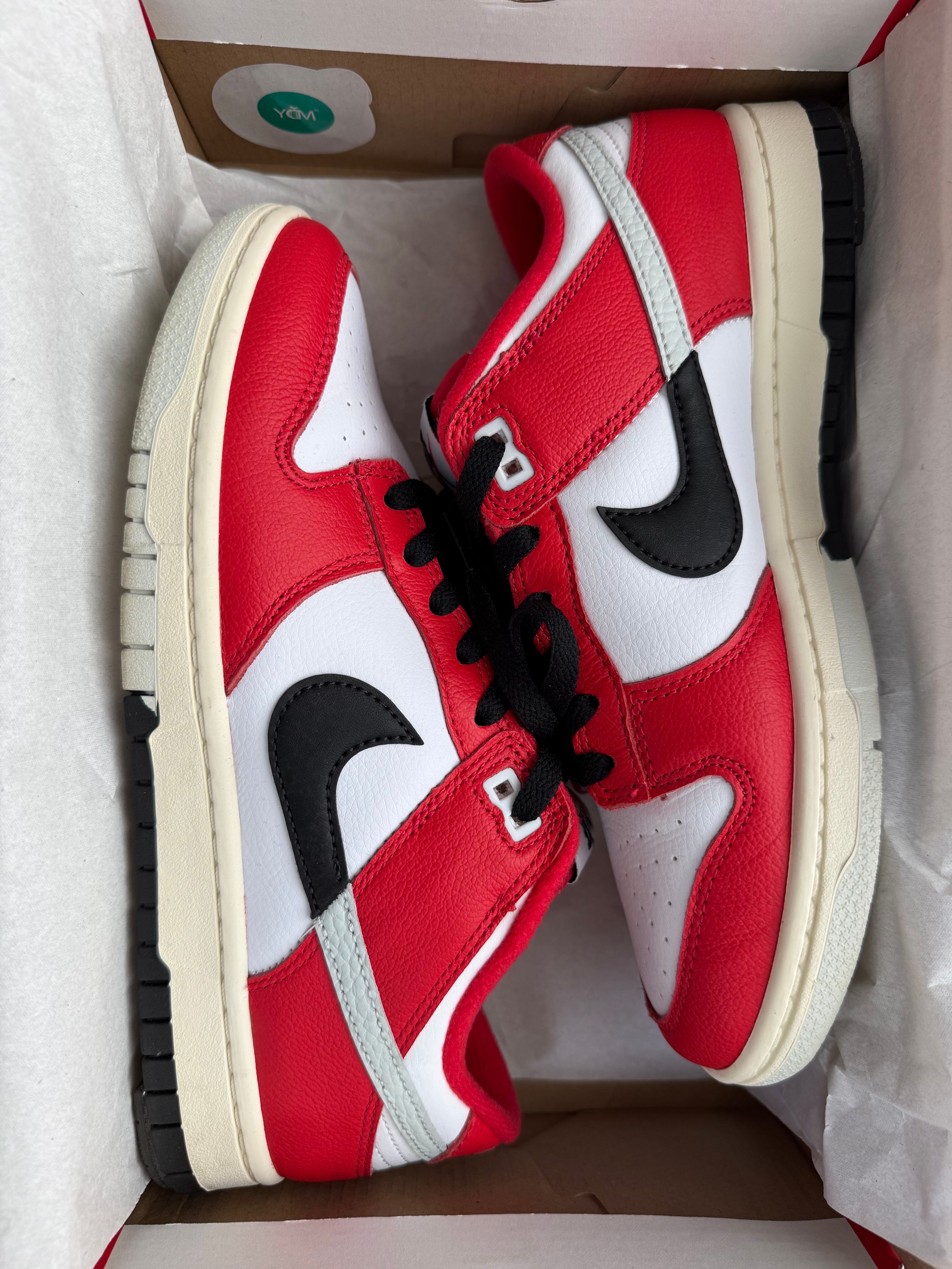 Nike Dunk Low Retro PRM "Chicago Split"