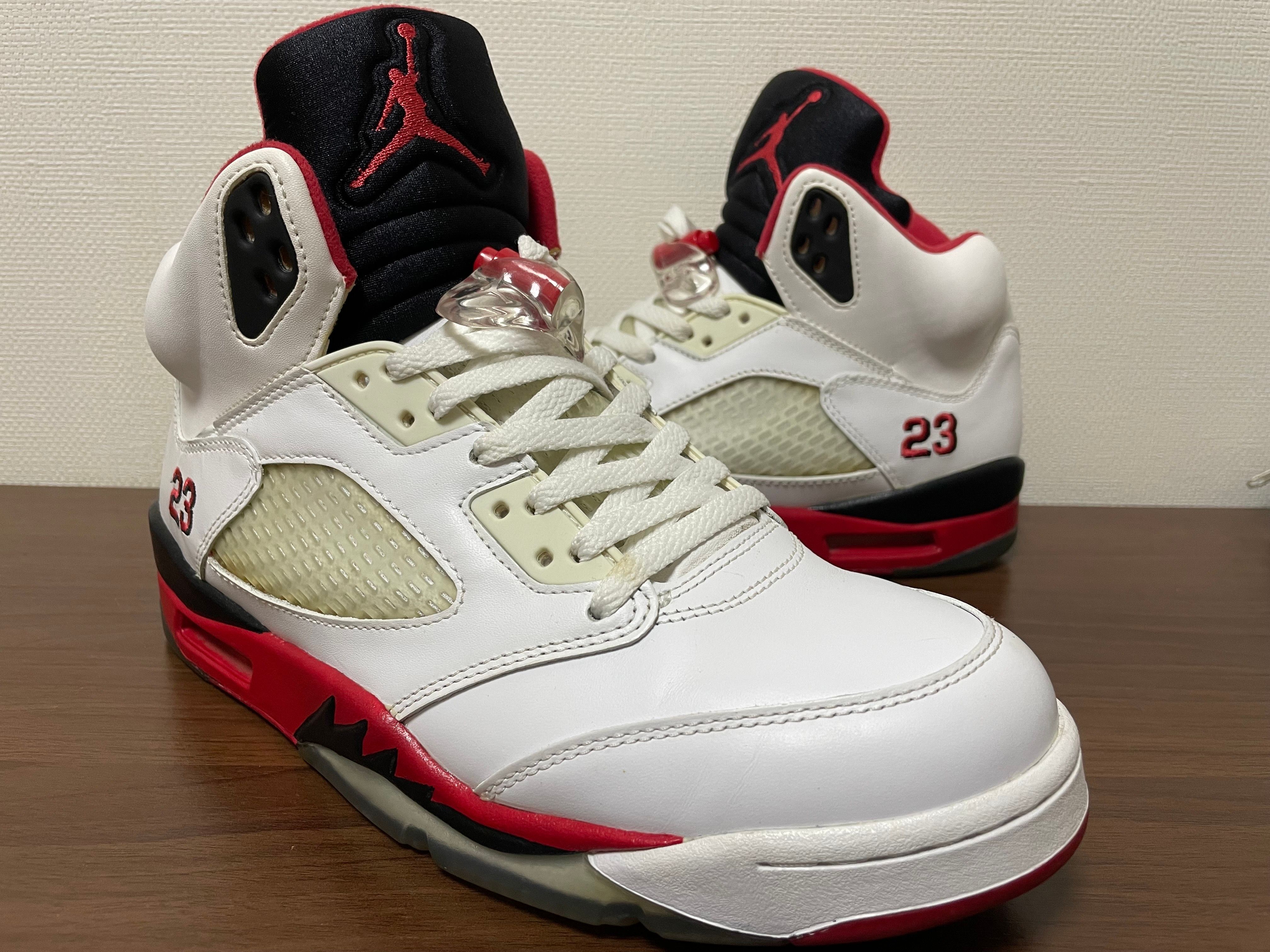 Nike Air Jordan 5 Retro "Fire Red/Black Tongue" (2013)