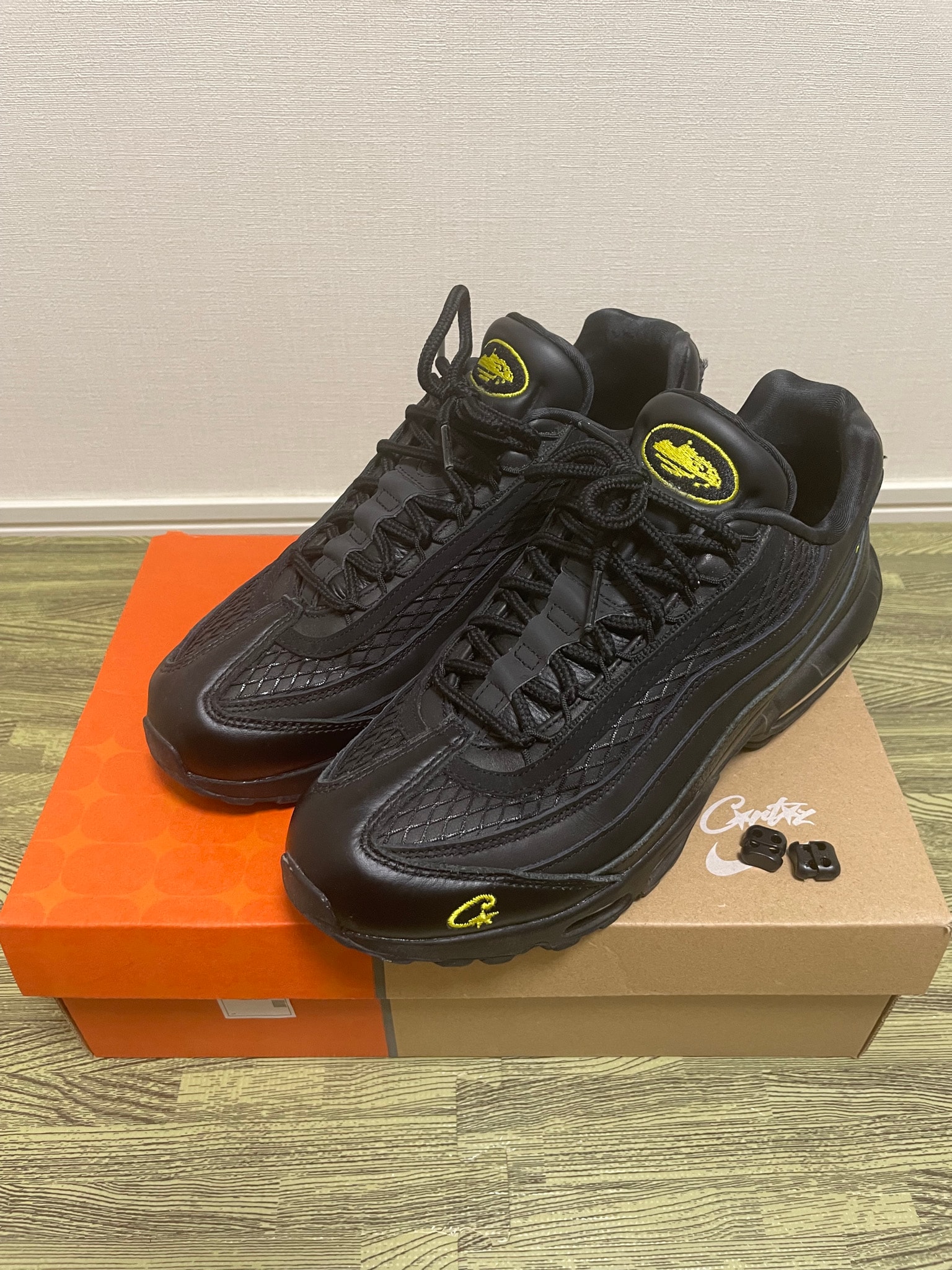 Corteiz × Nike Air Max 95 "Black and Tour Yellow"