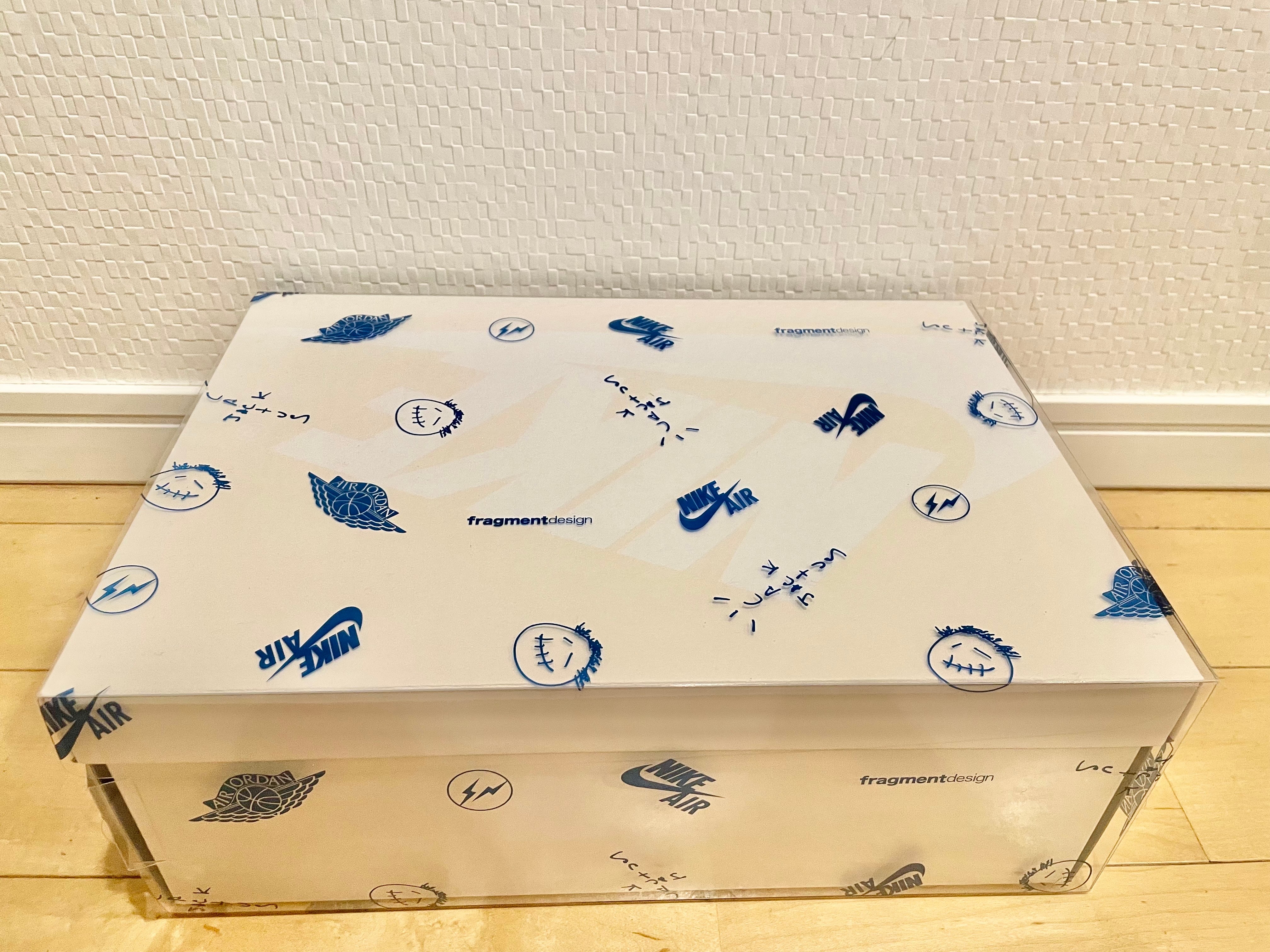 Travis Scott × fragment design × Nike Air Jordan 1 Low OG "Sail/Military Blue"