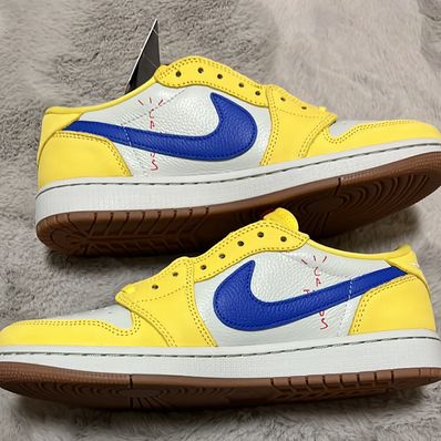 Travis Scott × Nike Women's Air Jordan 1 Retro Low OG "Canary"