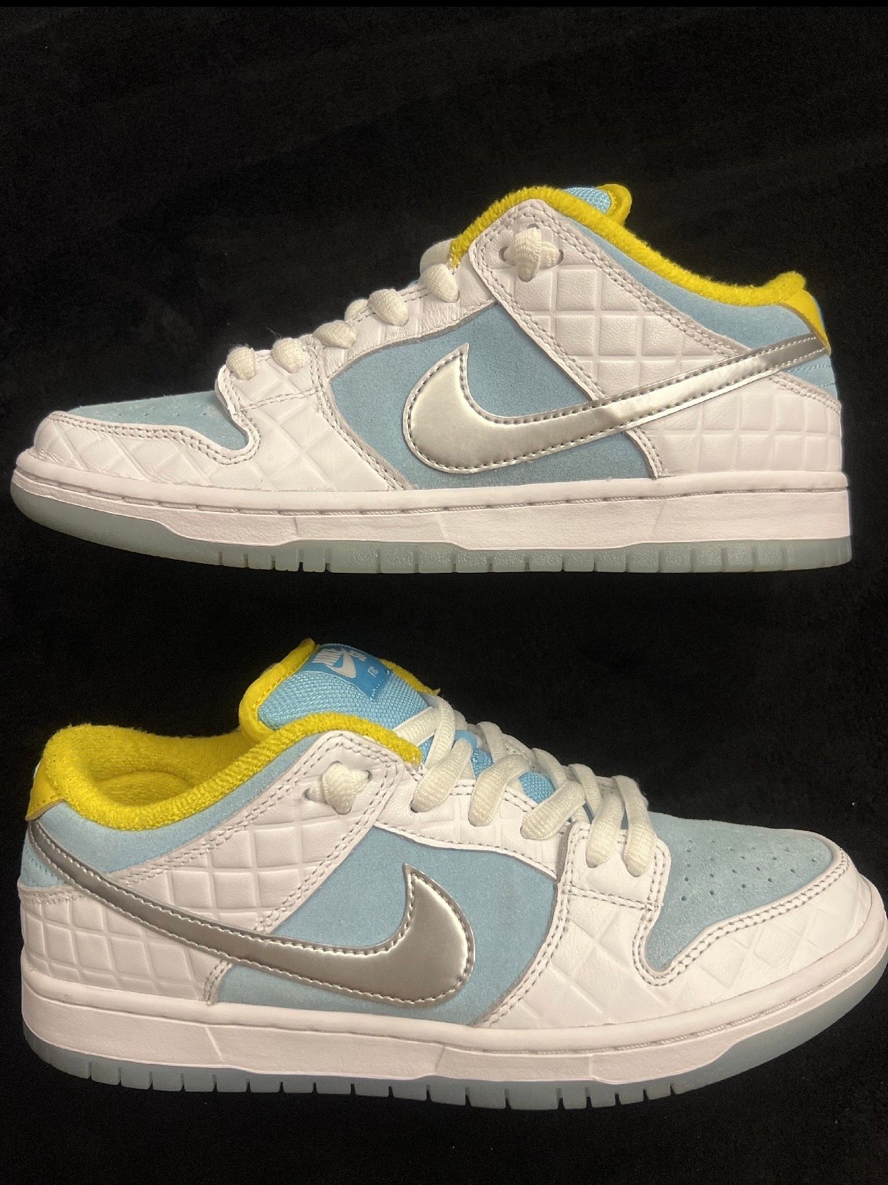 FTC × Nike SB Dunk Low "White/Blue"