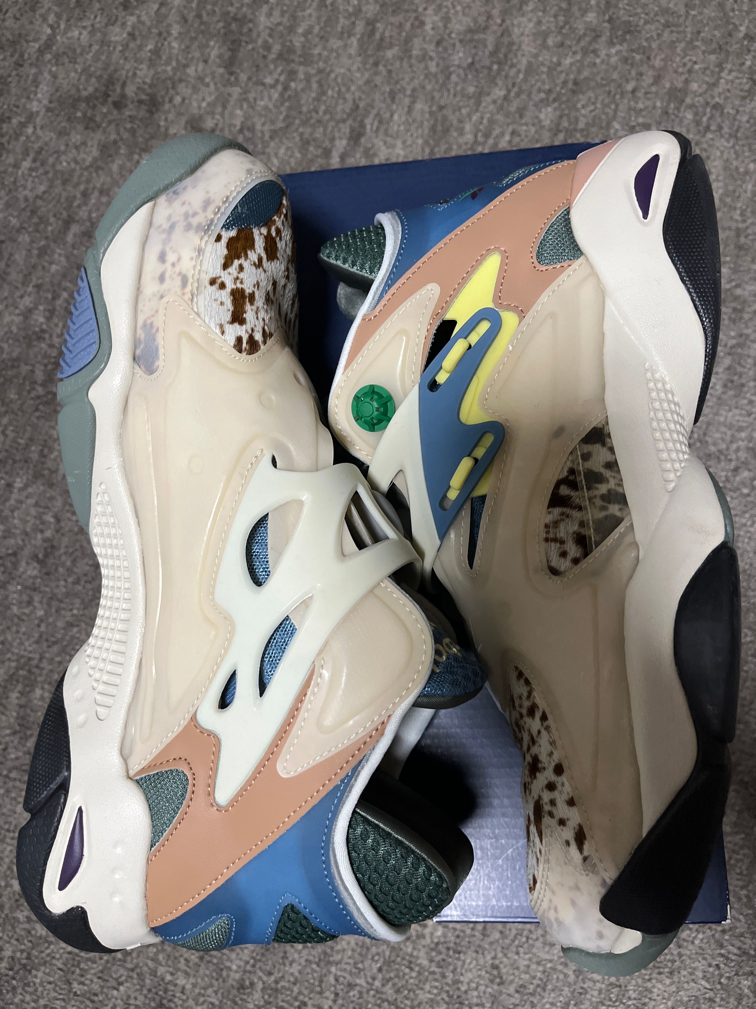 Brain Dead × Reebok Classic Pump Court & Beatnik "White Green Red"