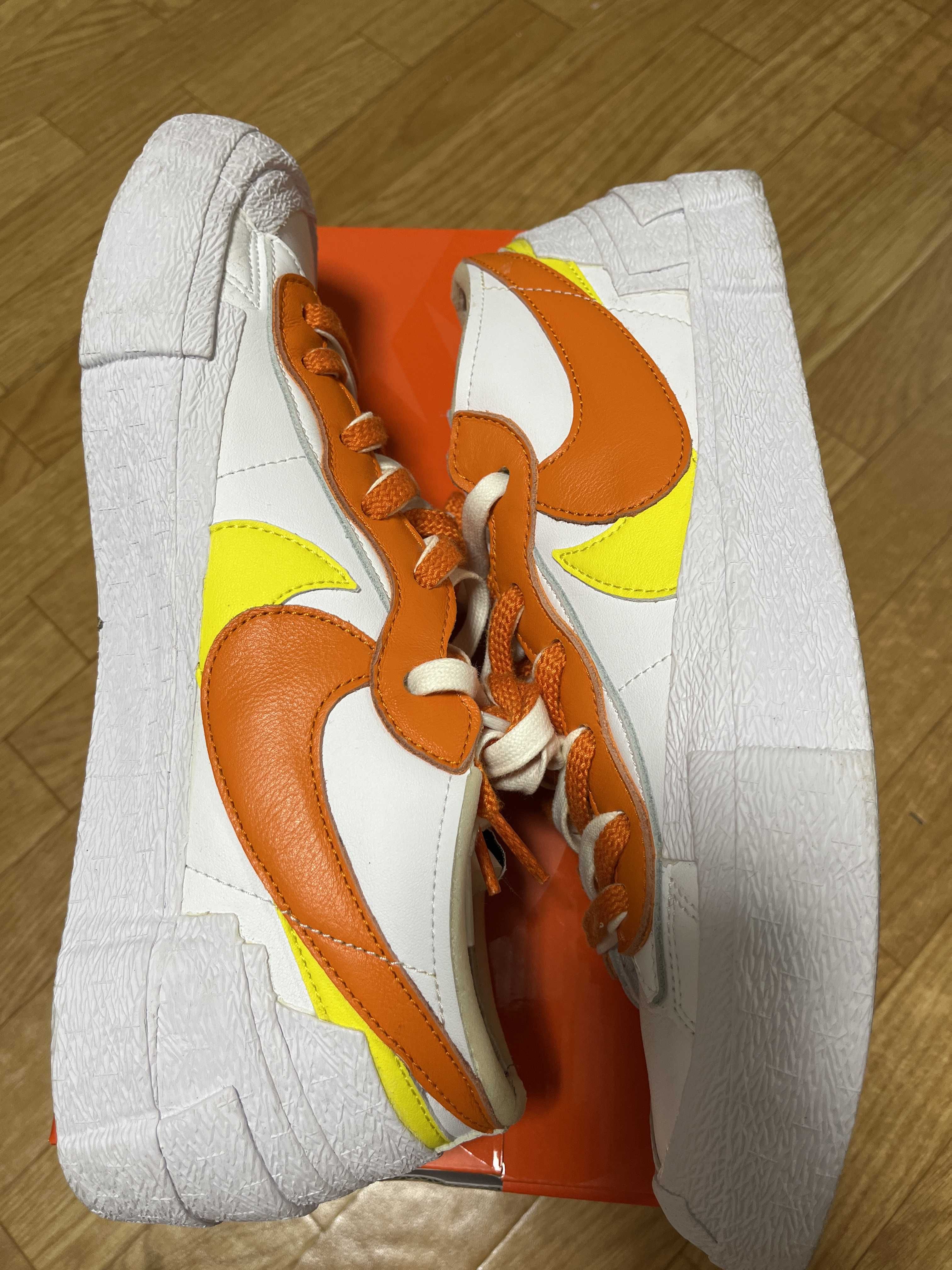 SACAI × NIKE BLAZER LOW "MAGMA ORANGE"