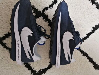 Fragment × sacai × Nike LD Waffle "Blackended Blue"