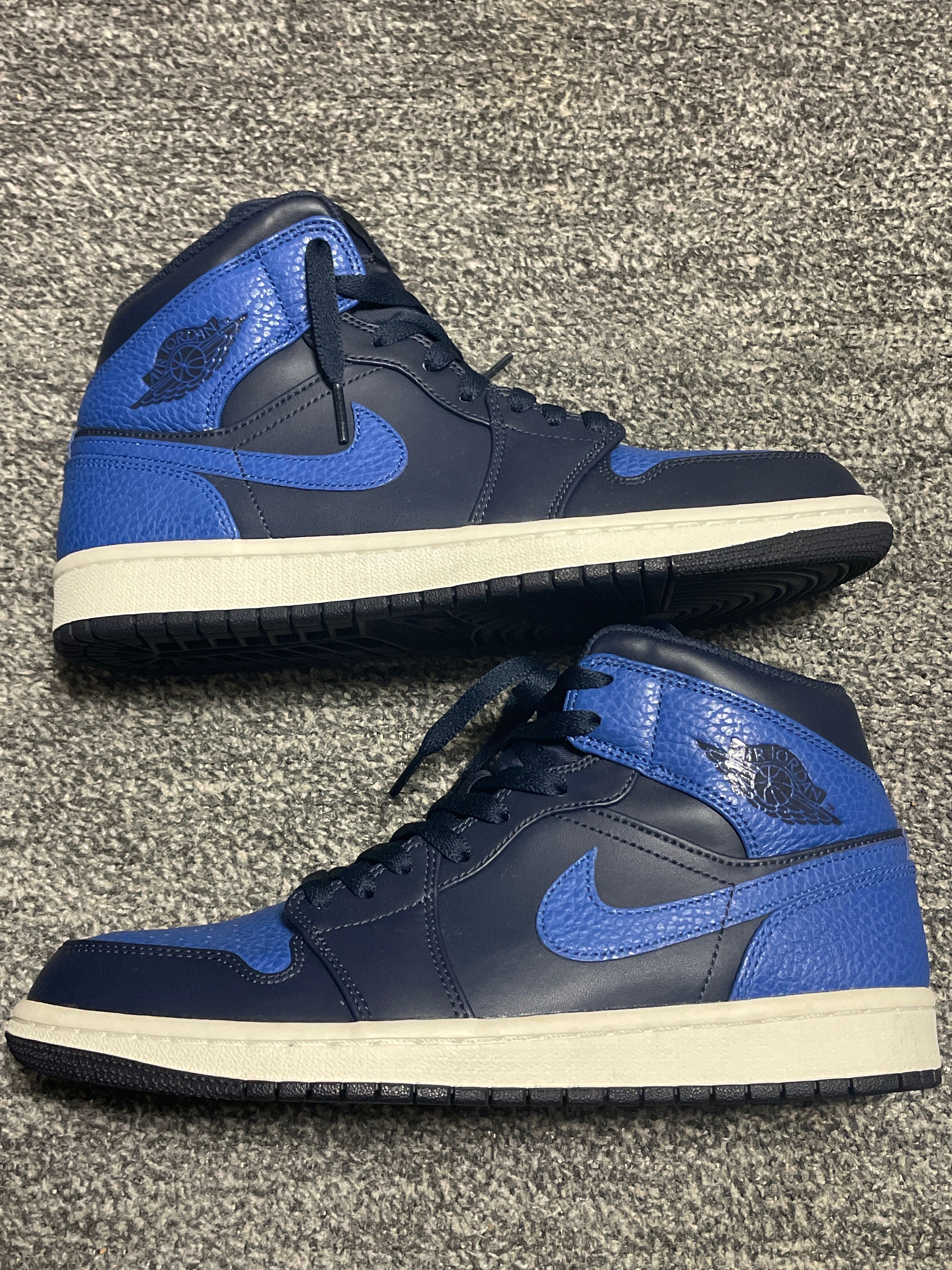 Nike Air Jordan 1 Mid "Obsidian Game Royal"