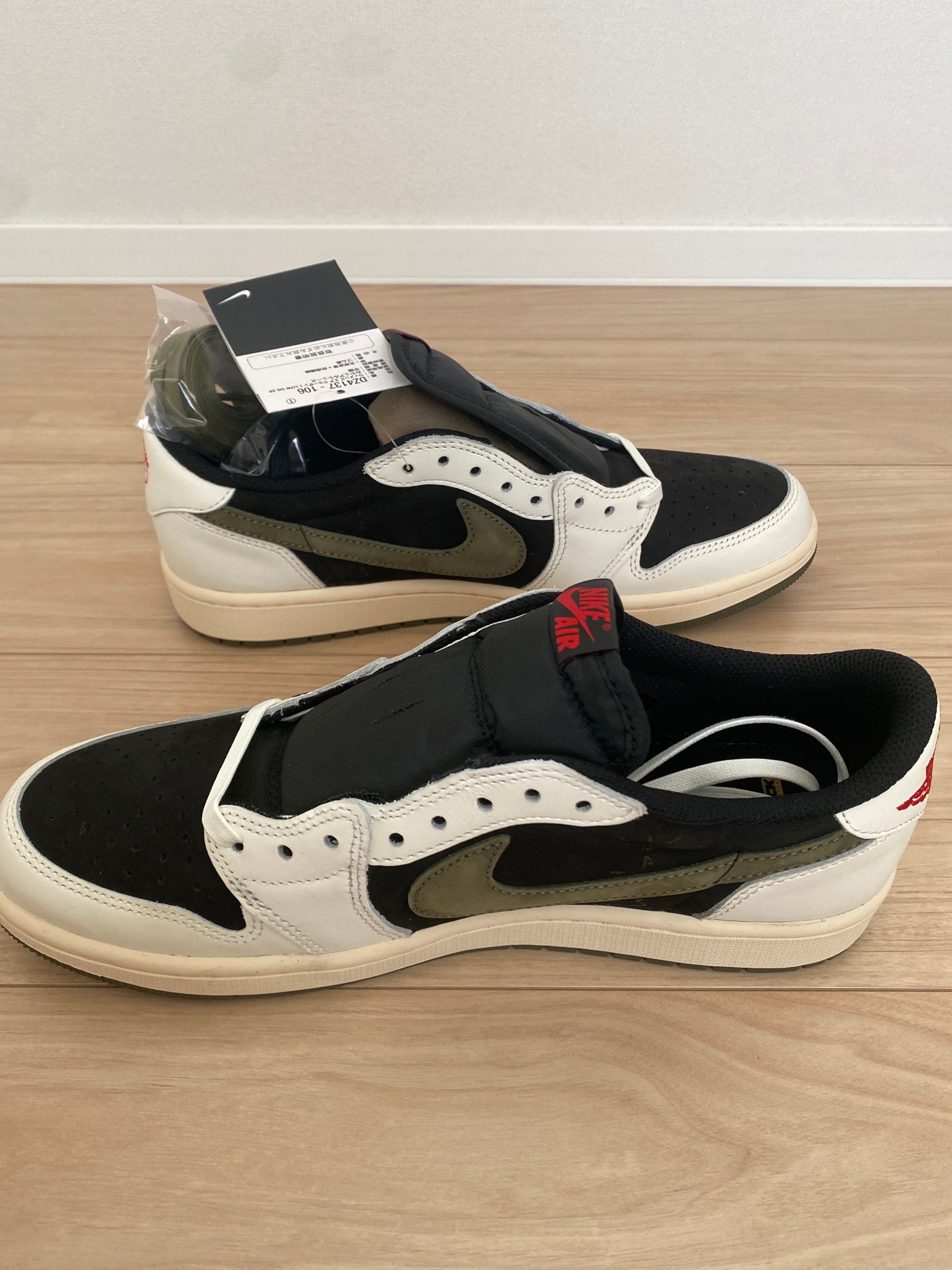 Travis Scott × Nike Women's Air Jordan 1 Low OG "Medium Olive"