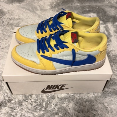 Travis Scott × Nike Women's Air Jordan 1 Retro Low OG "Canary"