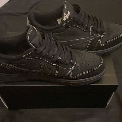 Travis Scott × Nike Air Jordan 1 Low OG SP "Black Phantom"