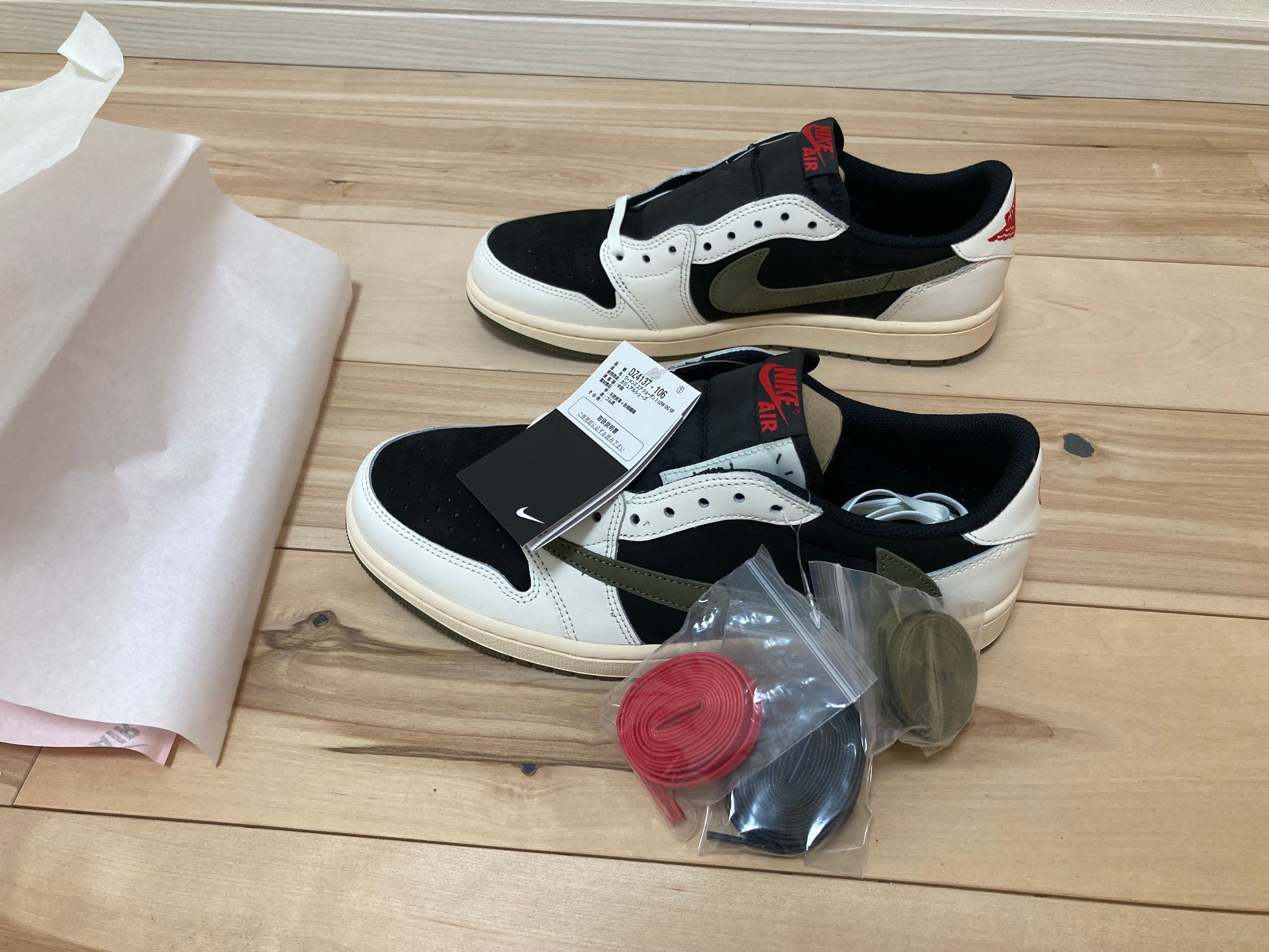 Travis Scott × Nike Women's Air Jordan 1 Low OG "Medium Olive"