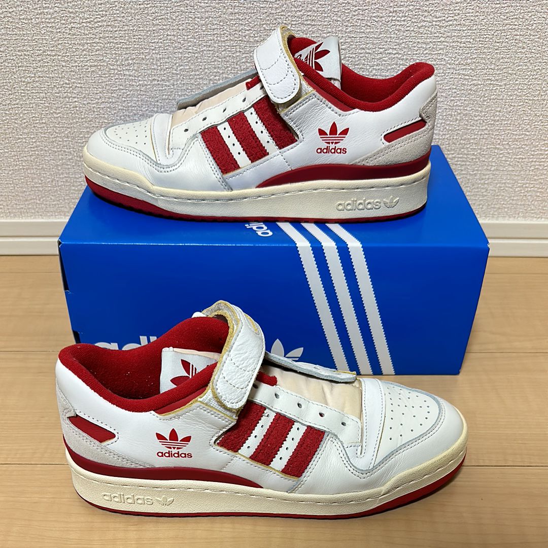 adidas Forum 84 Low "Cloud White/Team Power Red/Cream White"