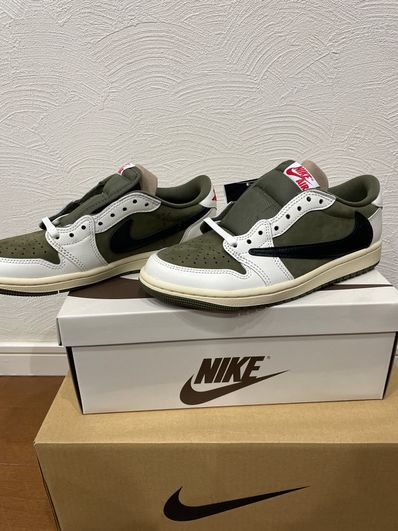 Travis Scott × Nike Air Jordan 1 Low OG SP "Reverse Olive"