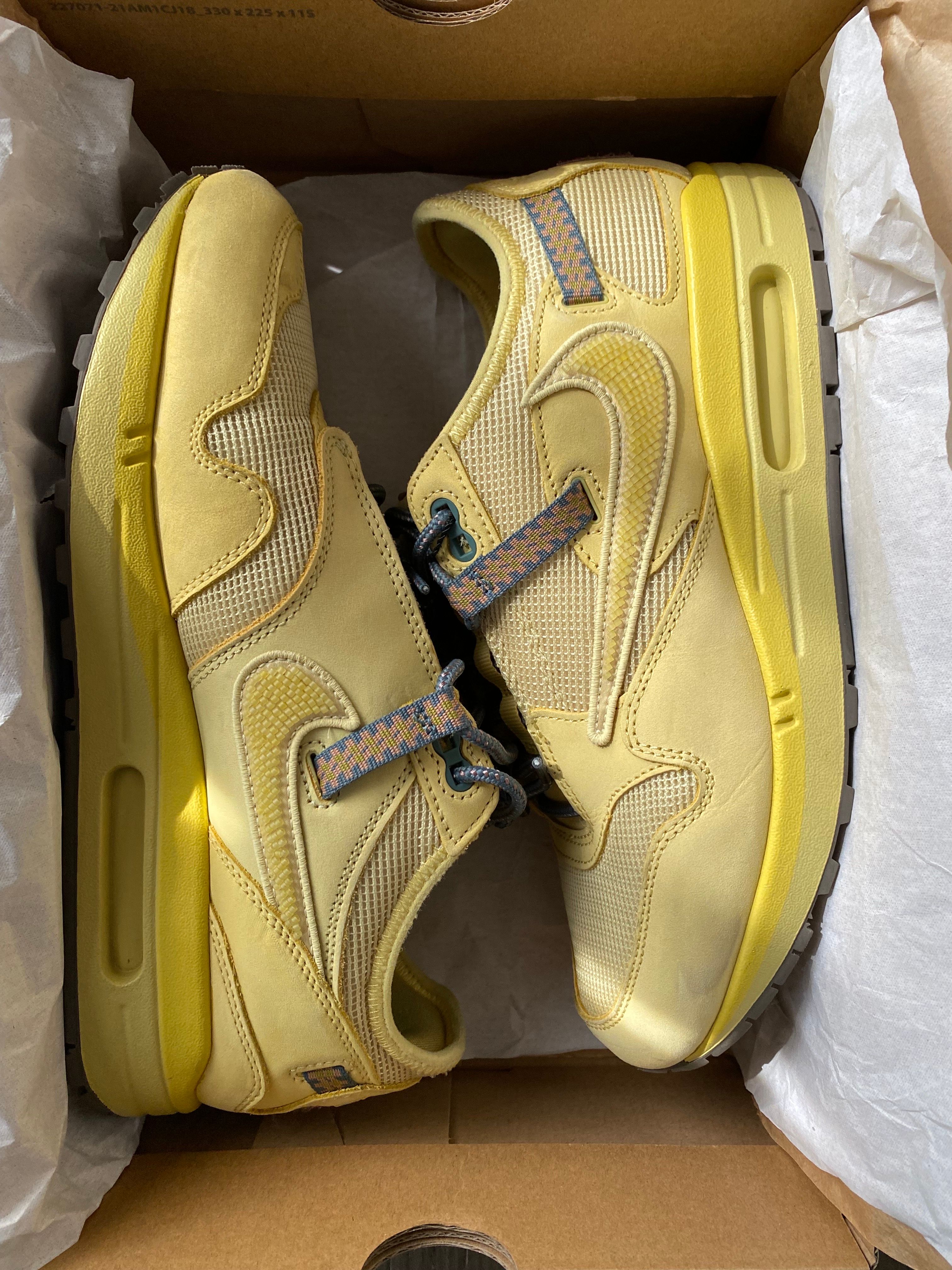 Travis Scott × Nike Air Max 1 "CACT.US Gold"