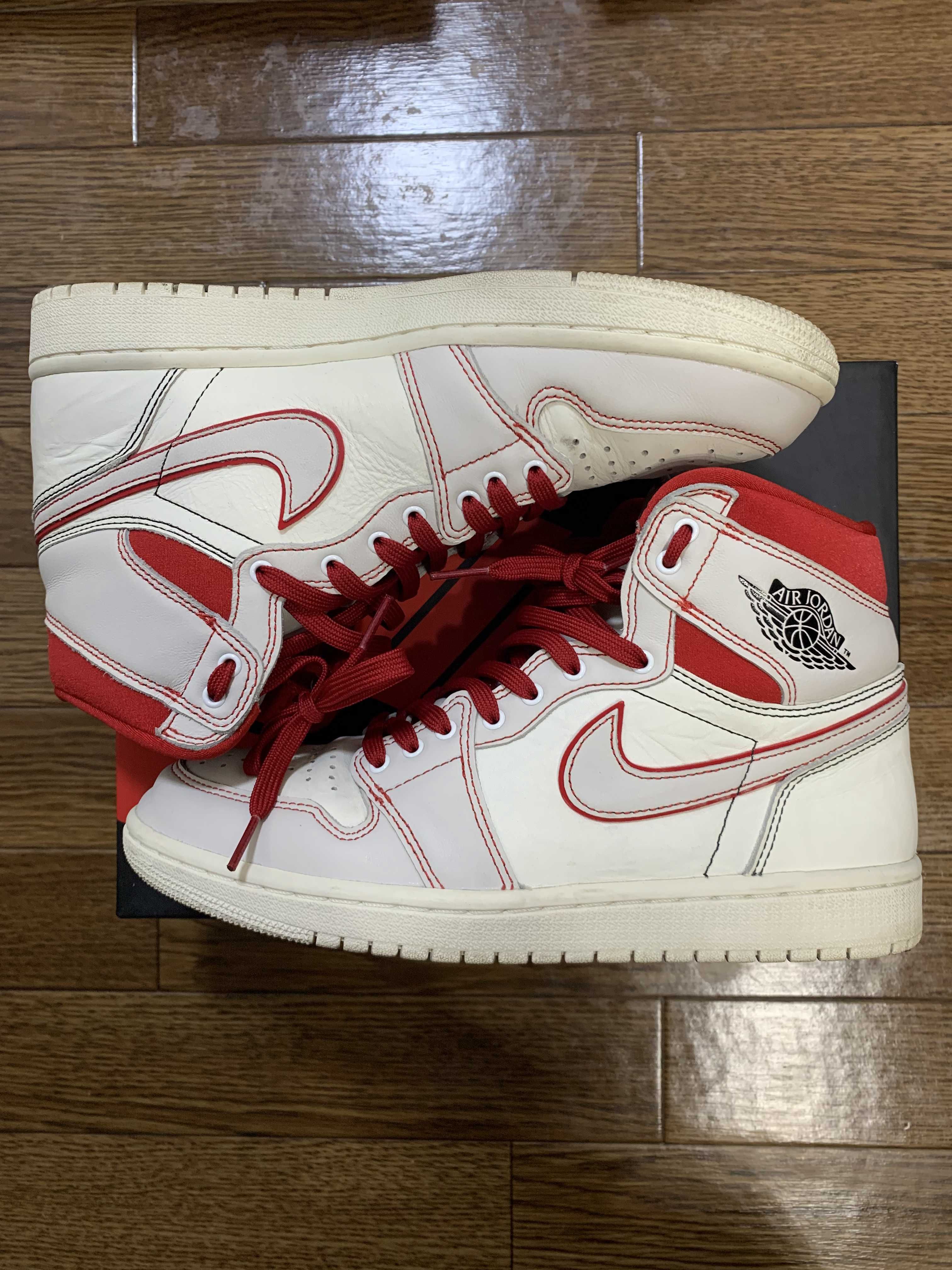 Nike Air Jordan 1 Retro High OG "Sail/University Red"     
