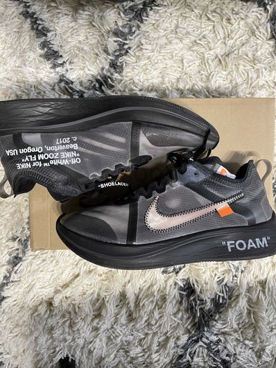 Off-White × Nike Zoom Fly "Black"