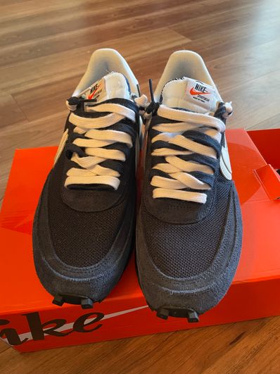 Fragment × sacai × Nike LD Waffle "Blackended Blue"