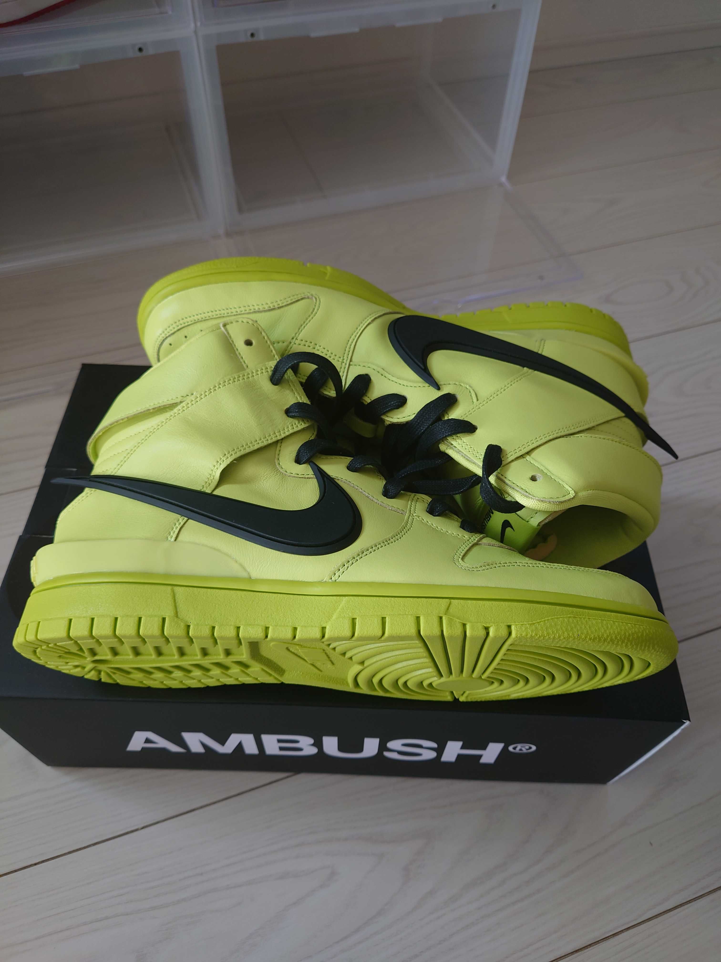 AMBUSH × NIKE DUNK HIGH "FLASH LIME"