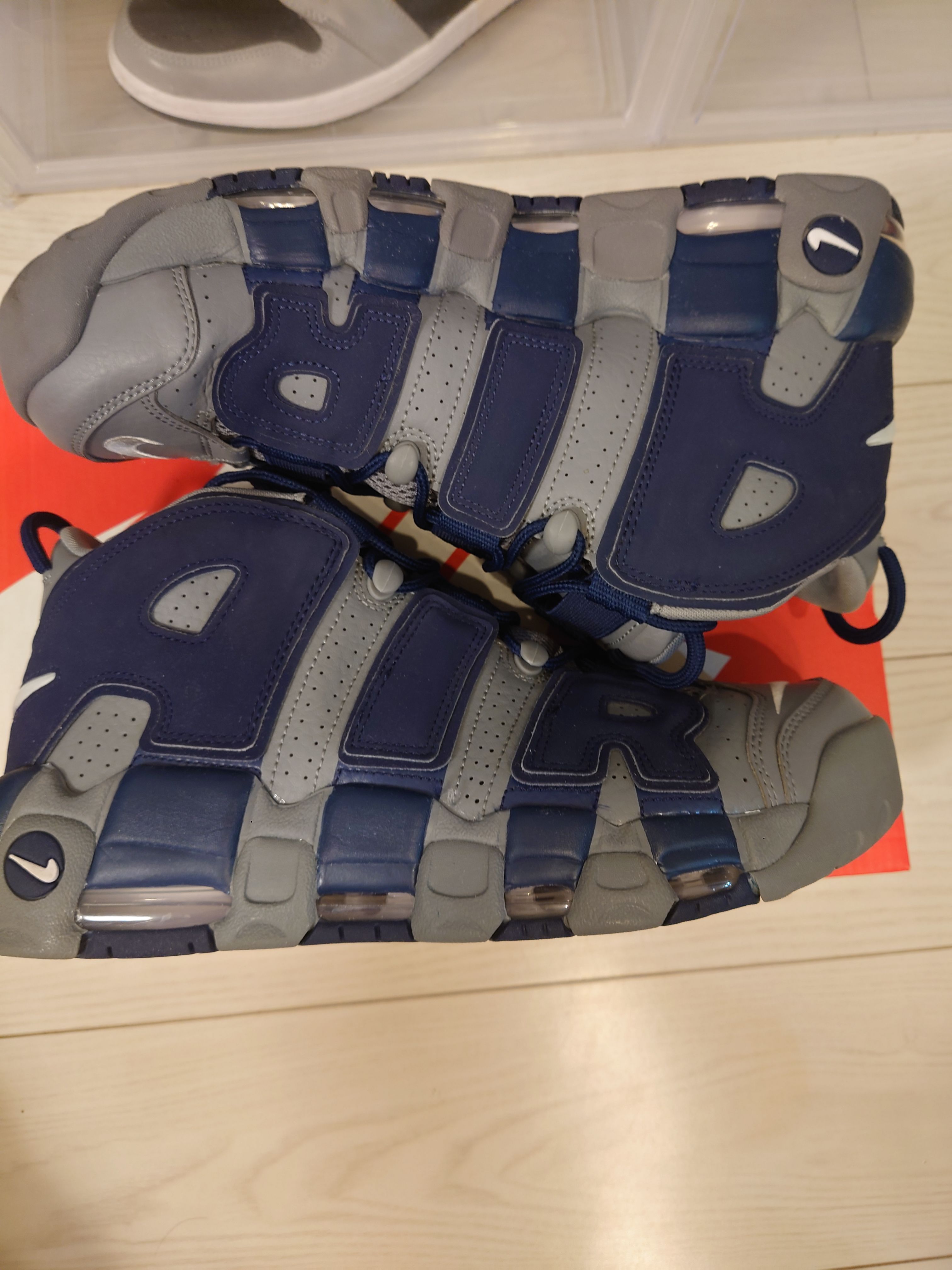 Nike Air More Uptempo '96 "Cool Grey/White/Midnight Navy"