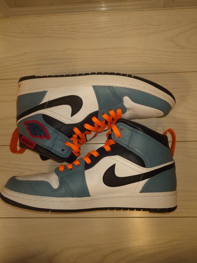 FACETASM × Nike Air Jordan 1 Mid "White/Navy"