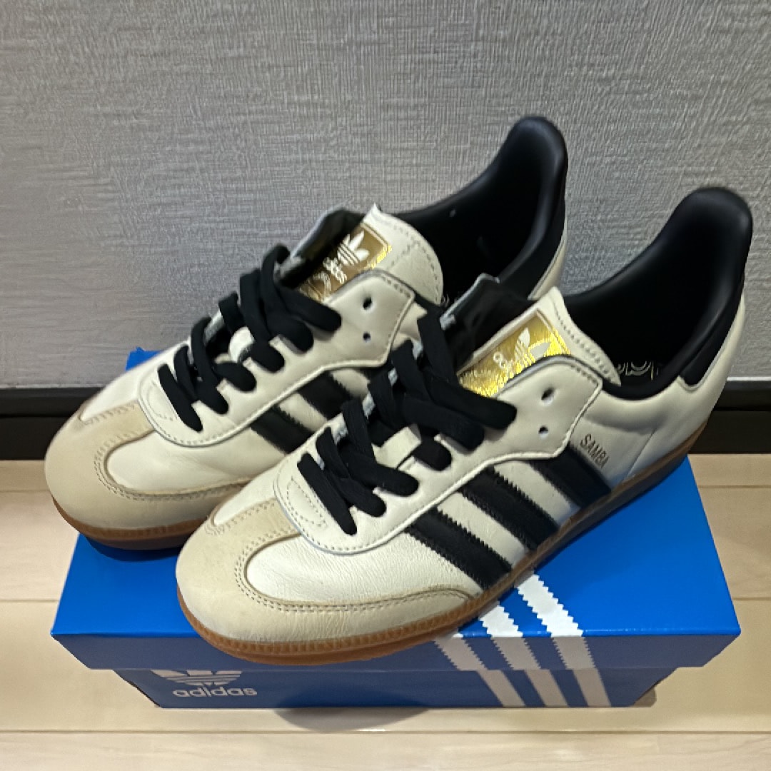 adidas Women's Samba OG "Cream White/Core Black/Sandstrata"