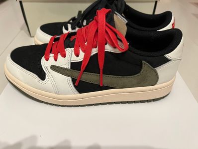 Travis Scott × Nike Women's Air Jordan 1 Low OG "Medium Olive"