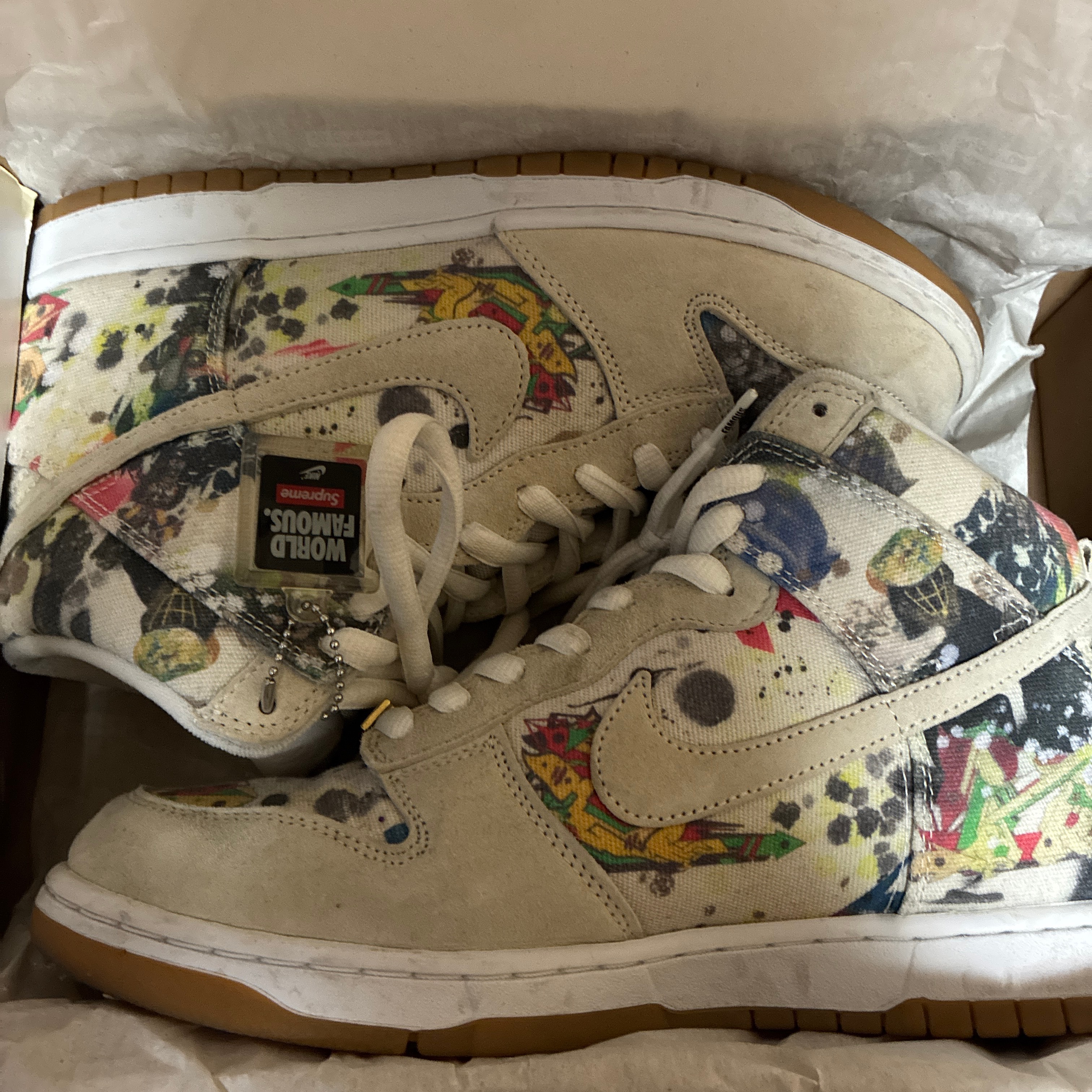 Supreme × Nike SB Dunk High "Rammellzee"