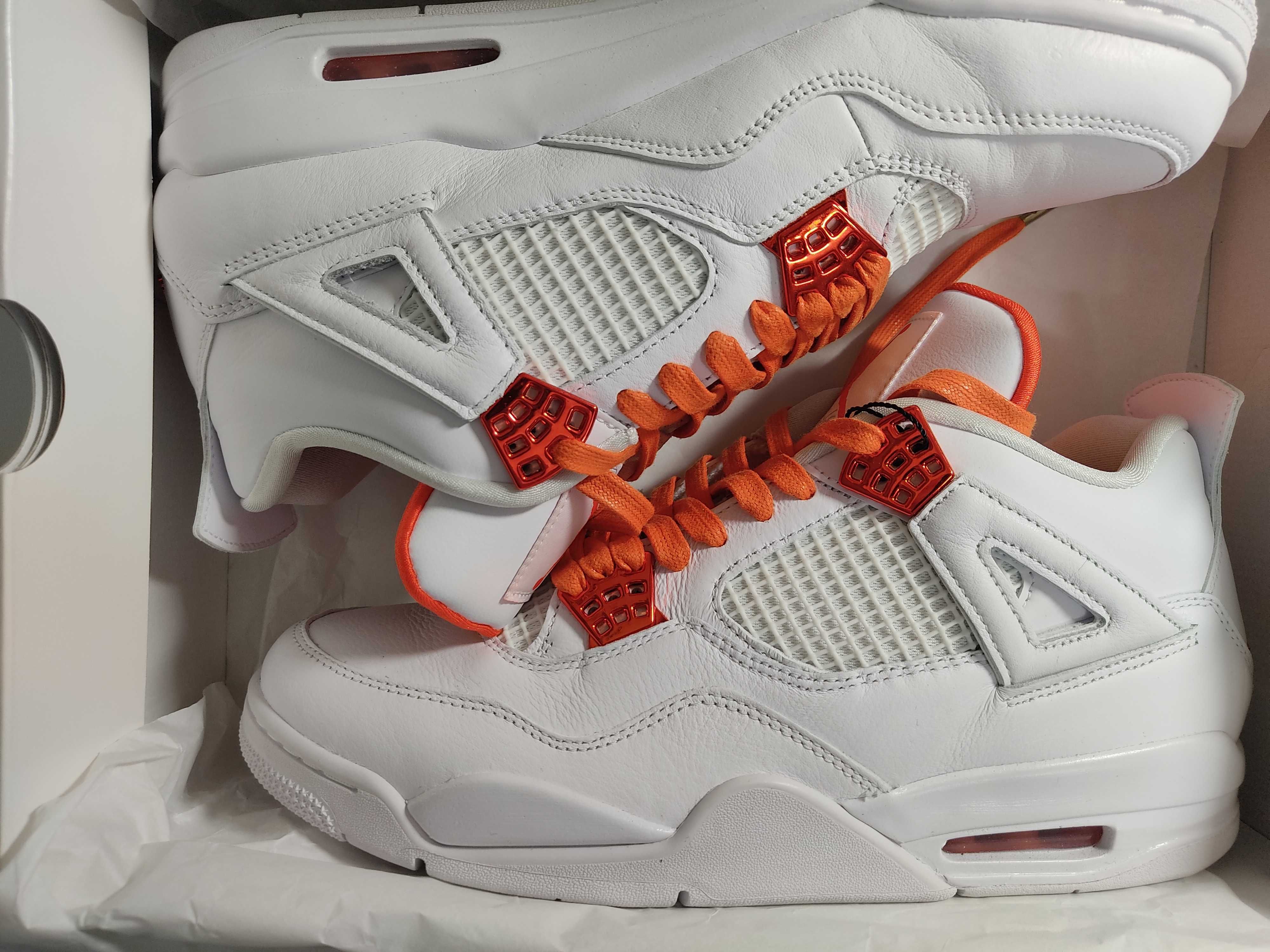 Nike Air Jordan 4 Retro "White/Team Orange"