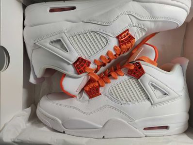 Nike Air Jordan 4 Retro "White/Team Orange"