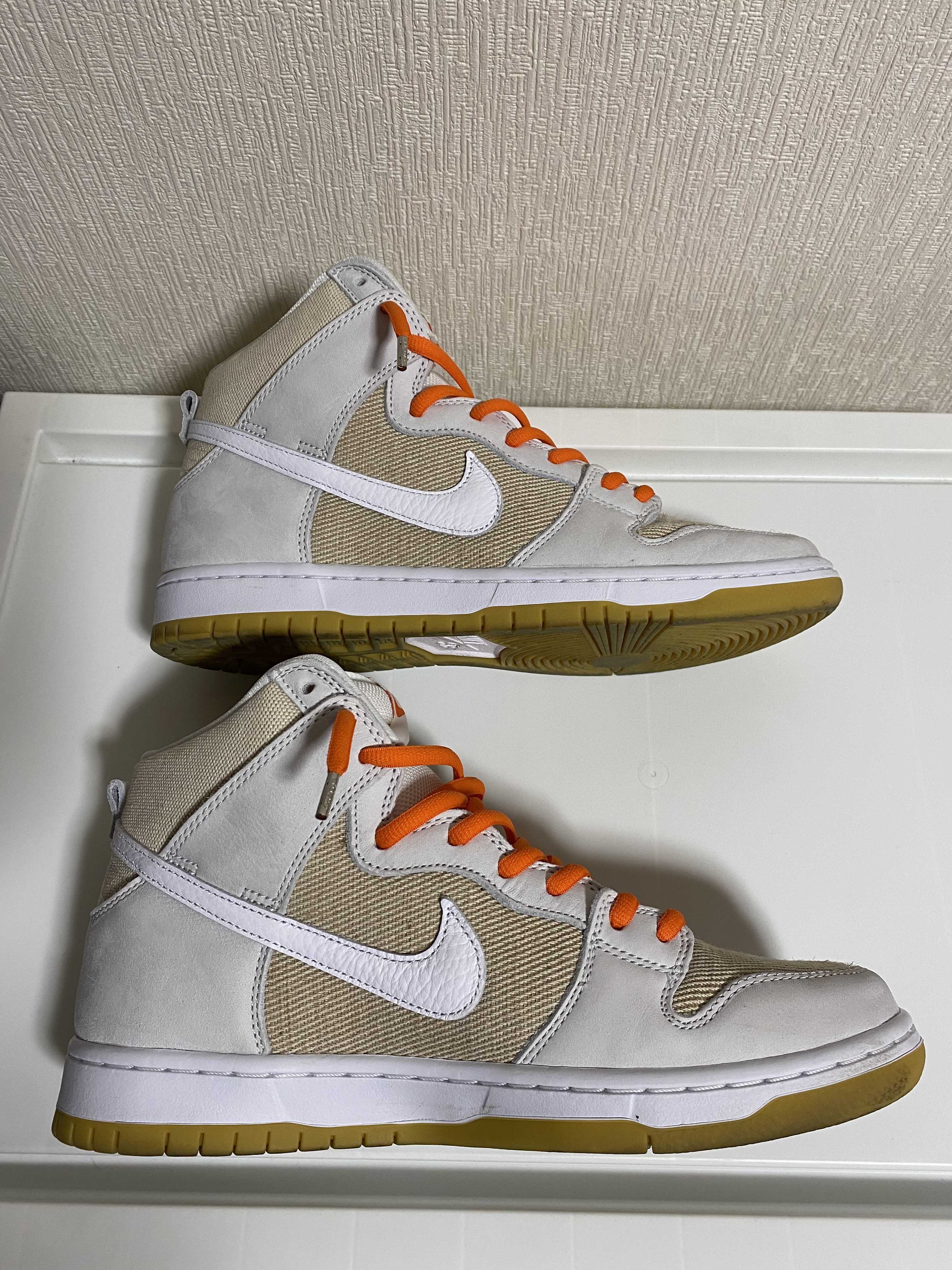 Nike SB Dunk High Pro ISO "Orange Label Unbleached Natural"
