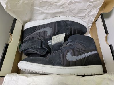 NIKE AIR JORDAN 1 RETRO HIGH STRAP BLACK ANTHRACITE