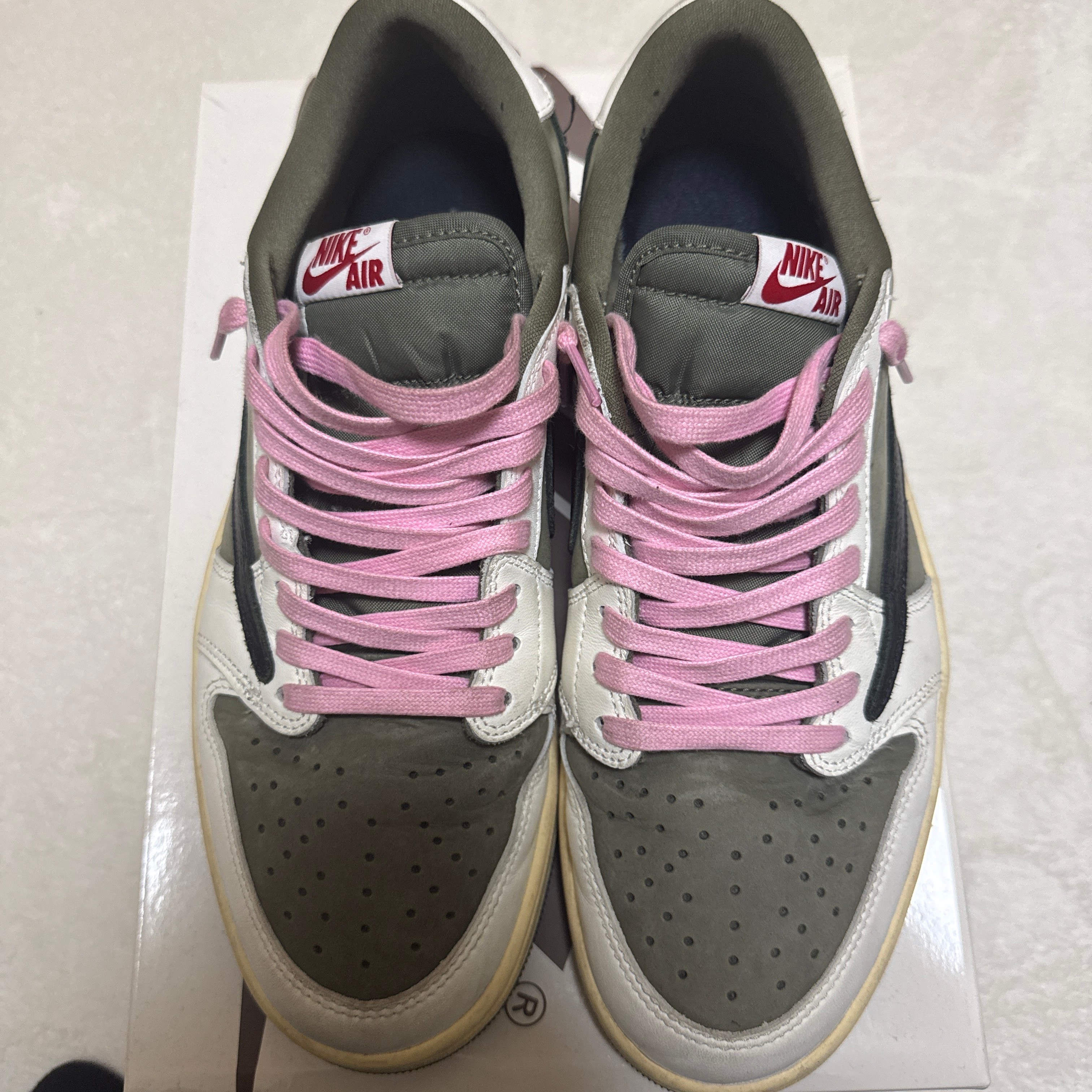 Travis Scott × Nike Air Jordan 1 Low OG SP "Reverse Olive"