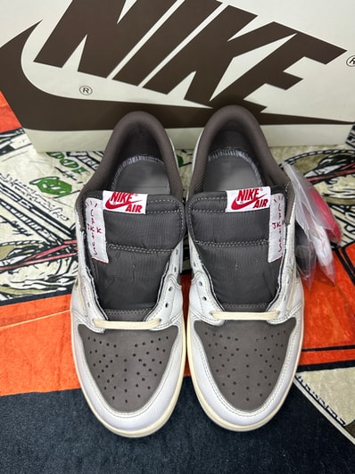 Travis Scott × Nike Air Jordan 1 Low OG SP "Reverse Mocha/Sail and Ridgerock"