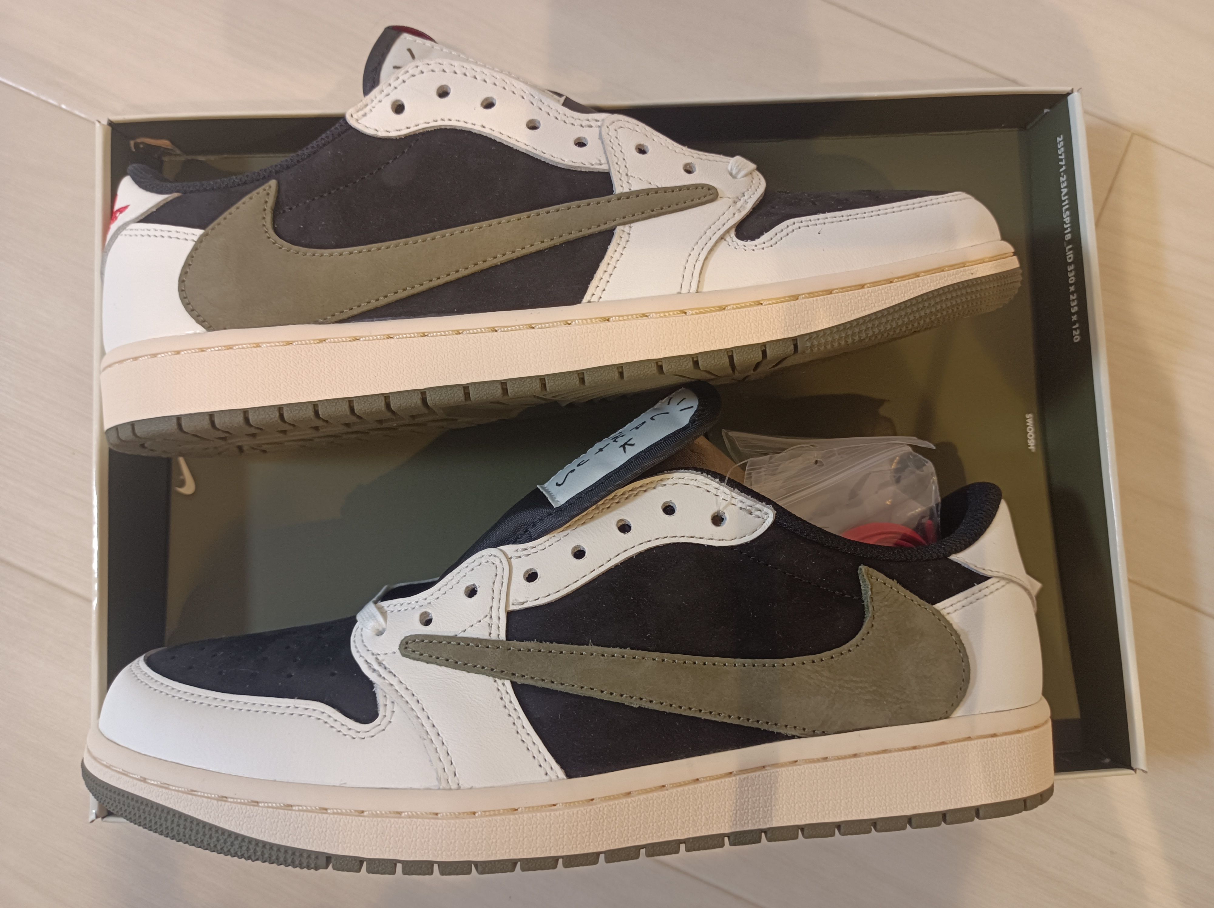 Travis Scott × Nike Women's Air Jordan 1 Low OG "Medium Olive"