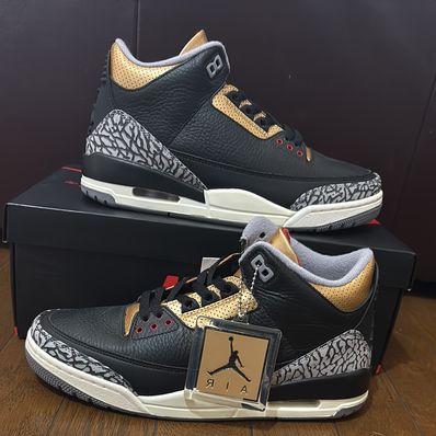 Nike Women's Air Jordan 3 "Black/Gold"